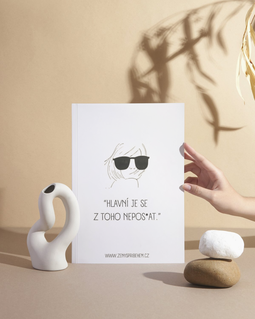 Motivační kartička "Hlavní je se z toho nepos*at"