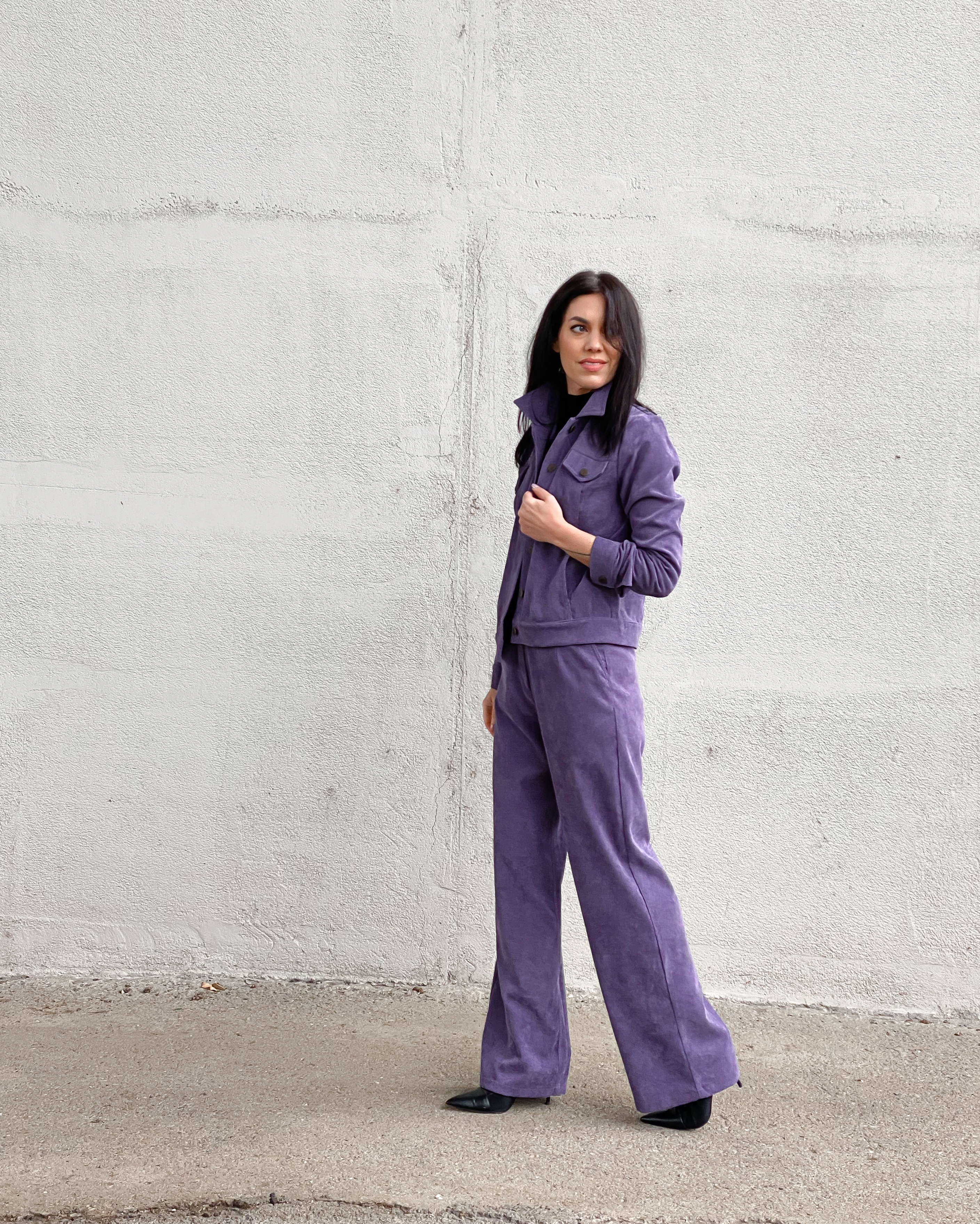 Manšestrové široké kalhoty