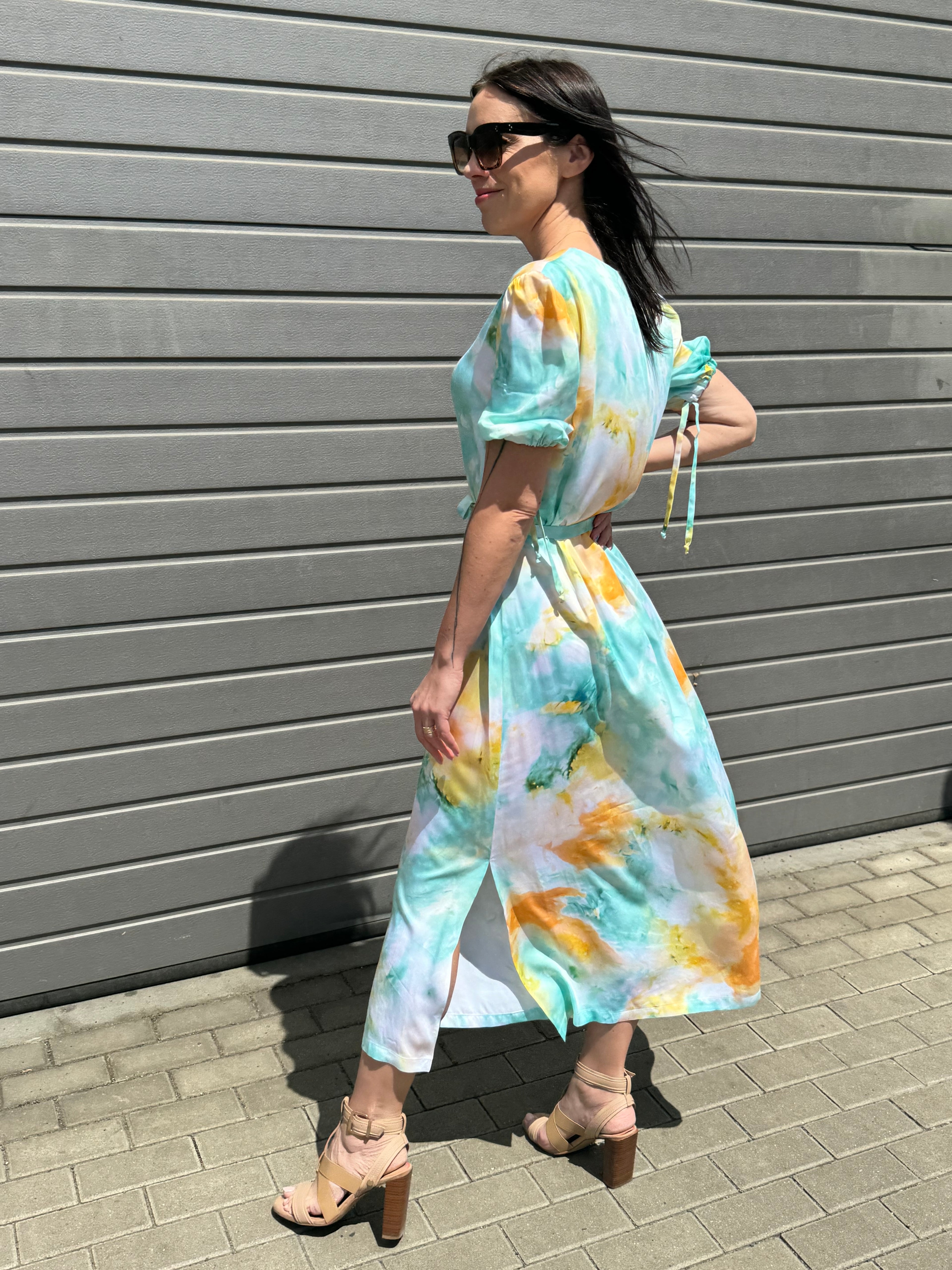 Šaty Julia se vzorem Tie-Dye