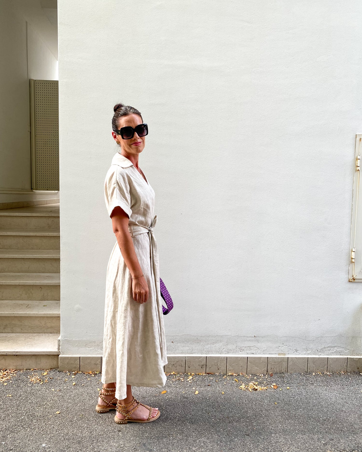 Lněné šaty Silvia