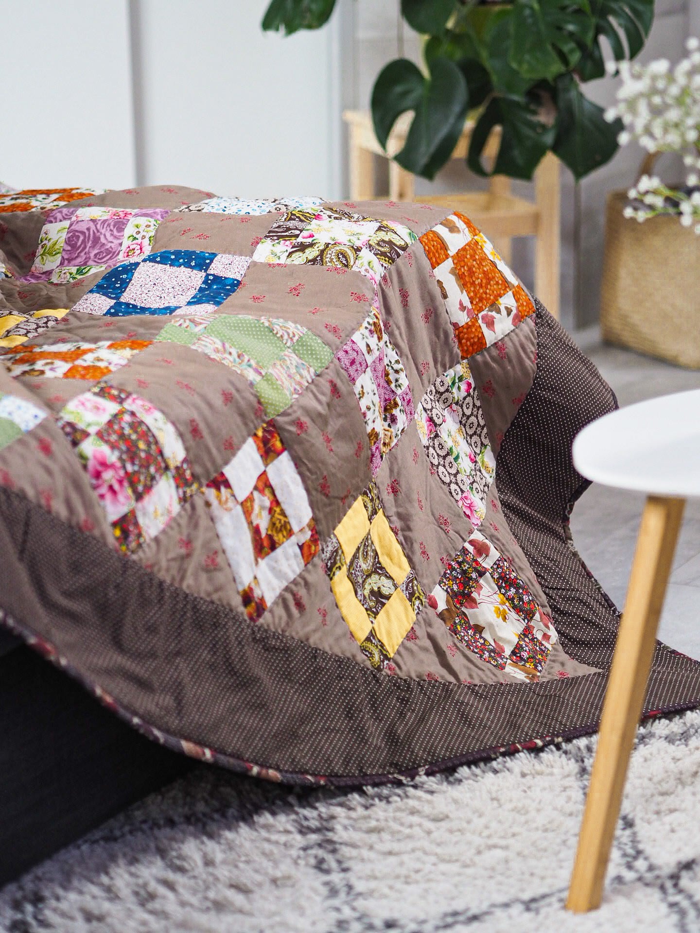 Patchworkový přehoz