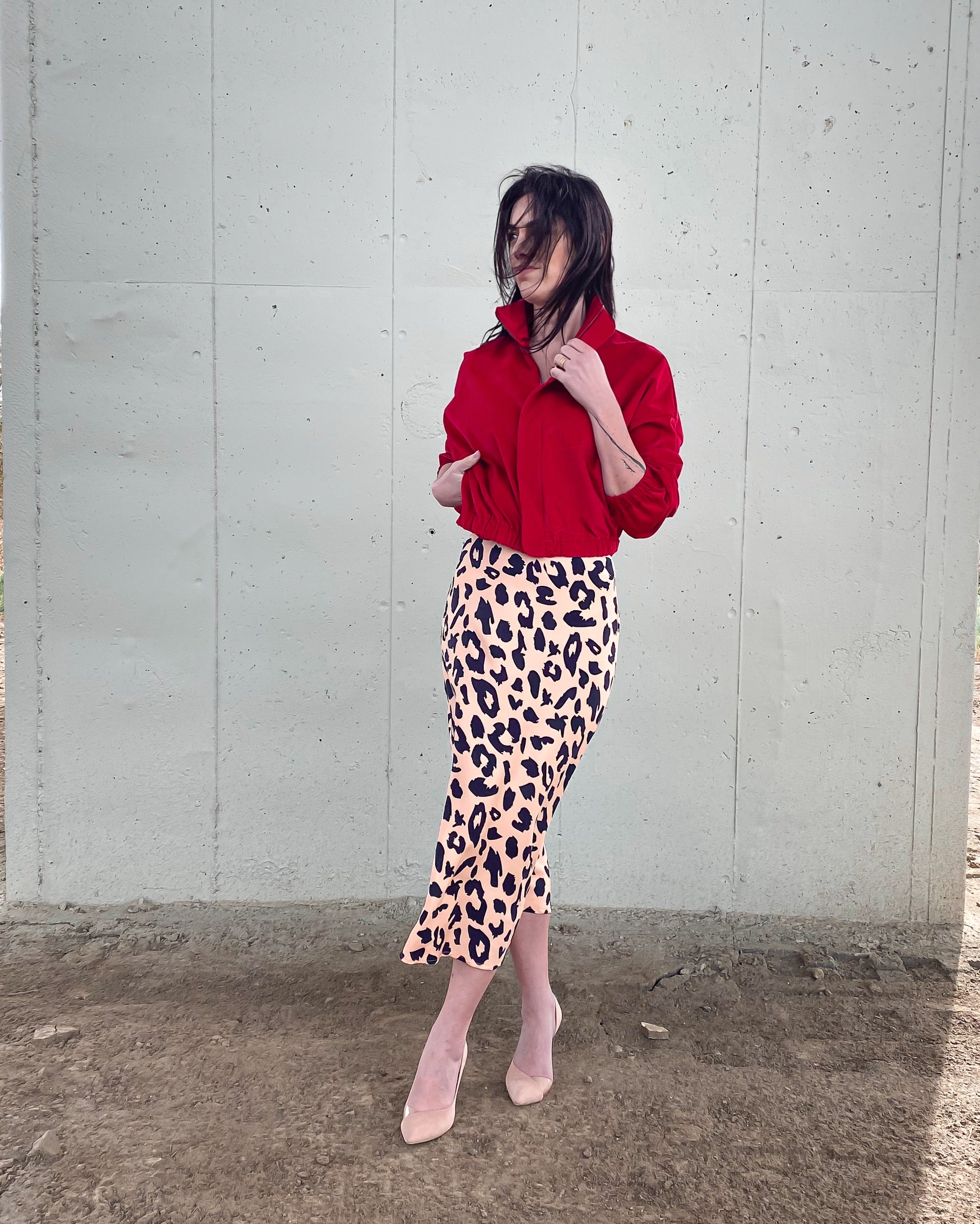 Viskózová sukně Leo