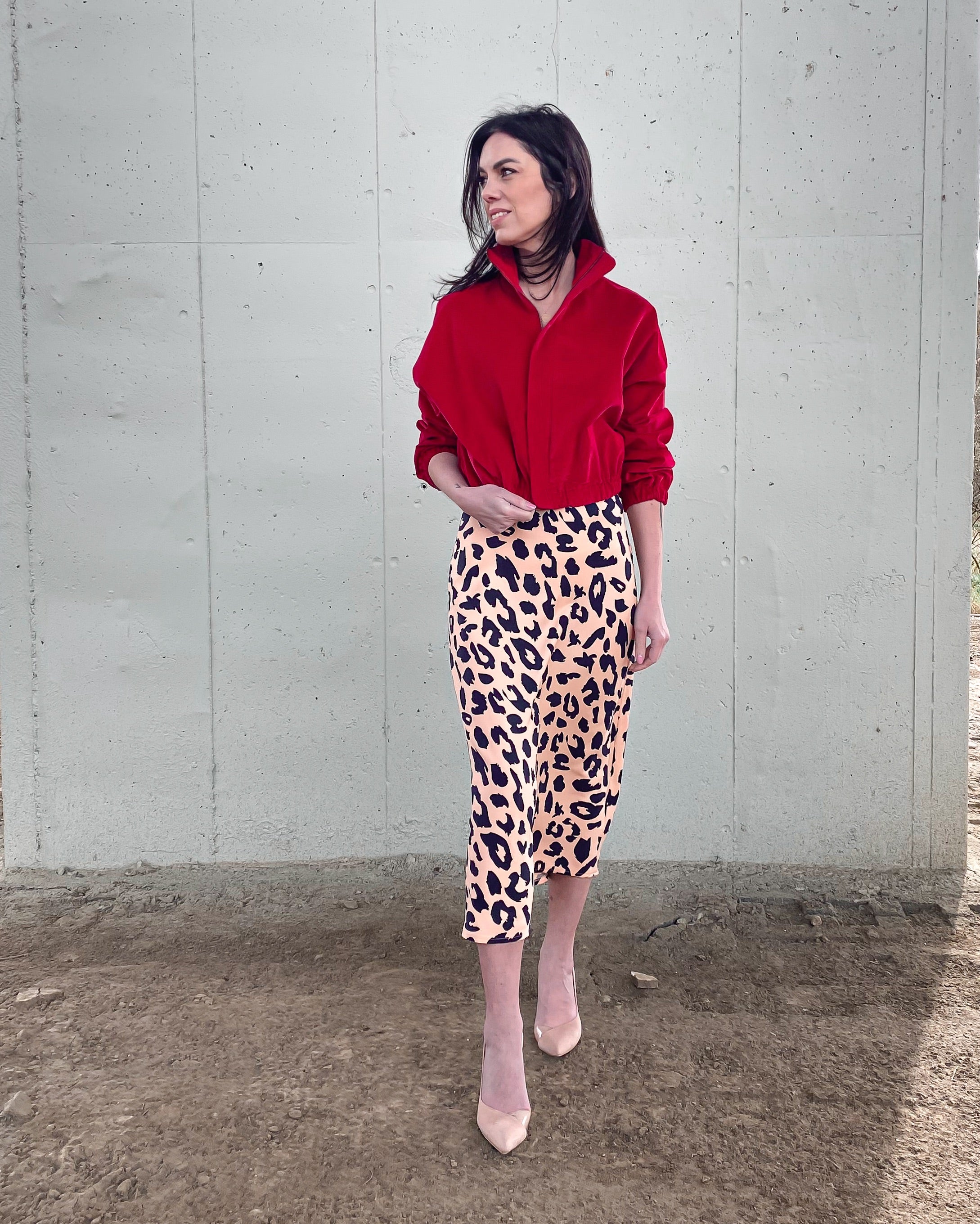 Viskózová sukně Leo