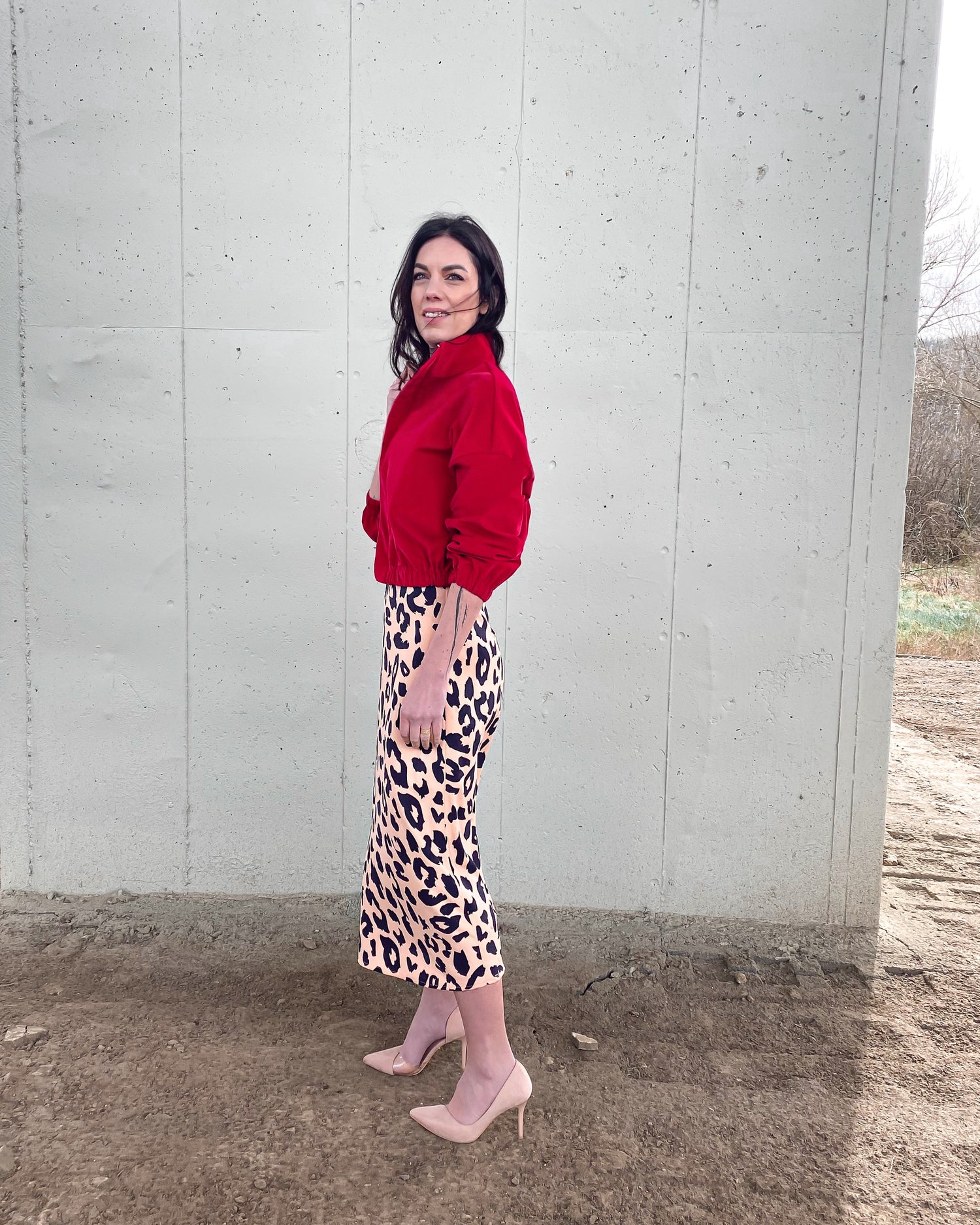 Sametová bomber bundička