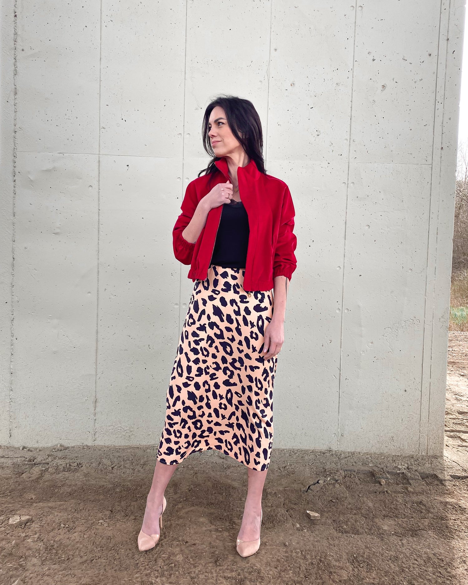 Sametová bomber bundička