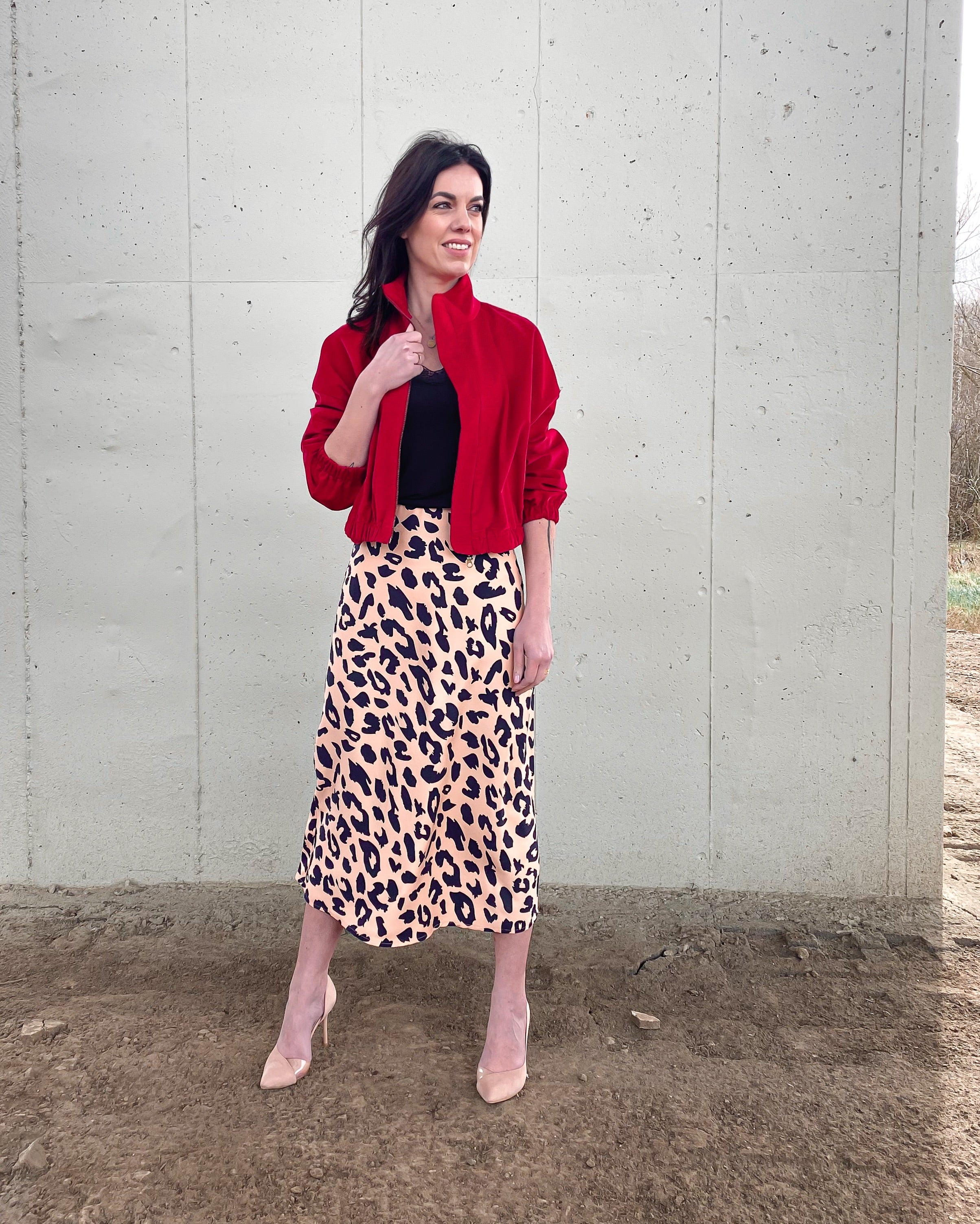 Viskózová sukně Leo