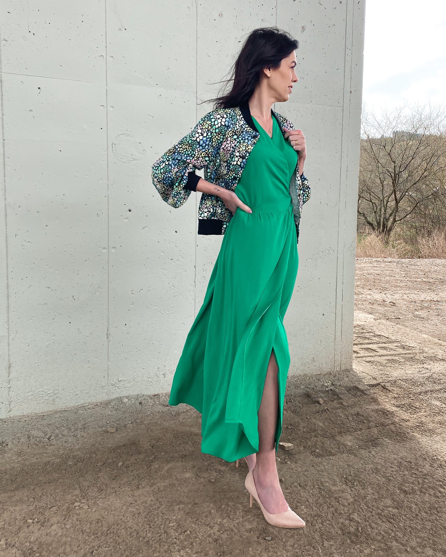 Zavinovací šaty Bella