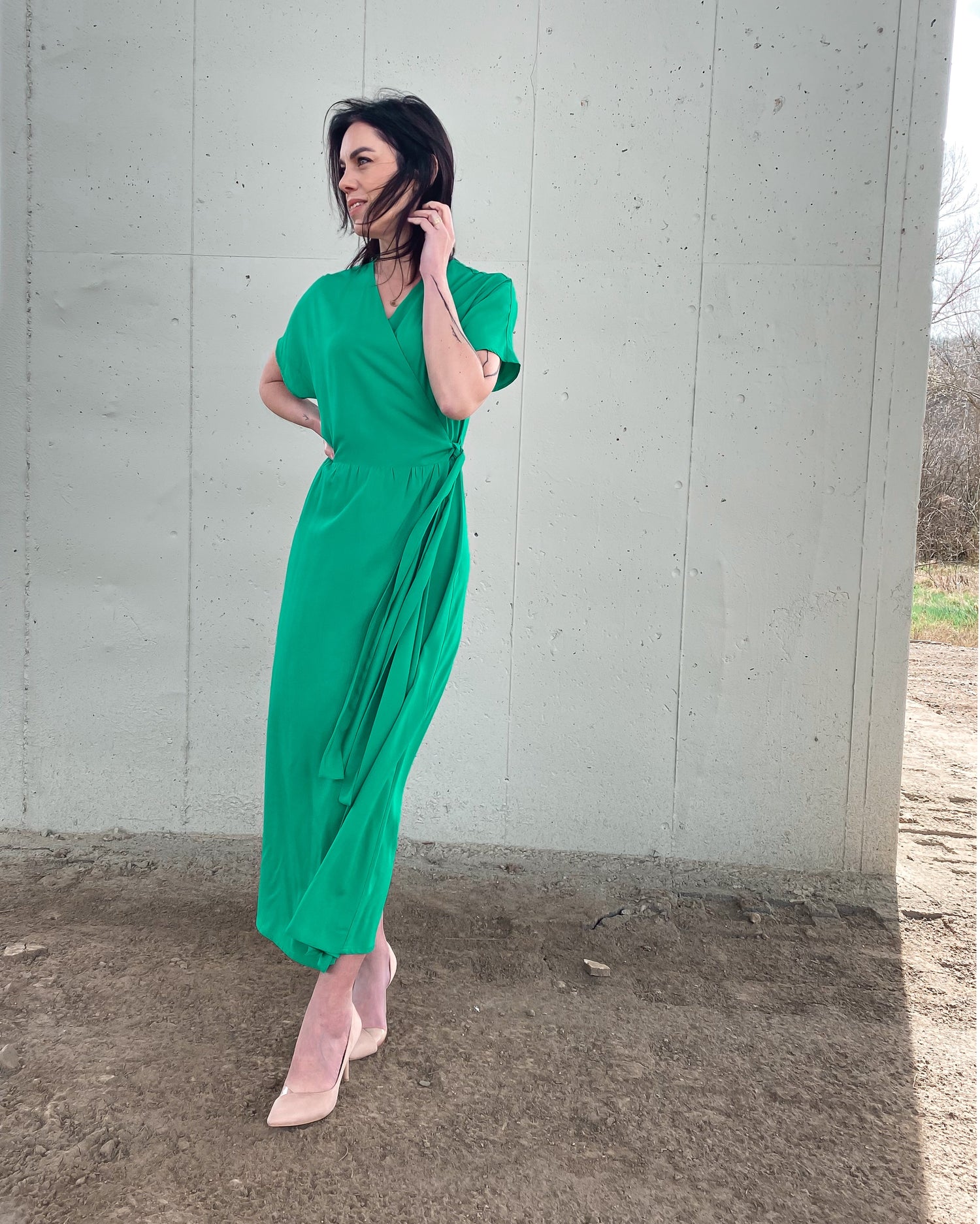 Zavinovací šaty Bella