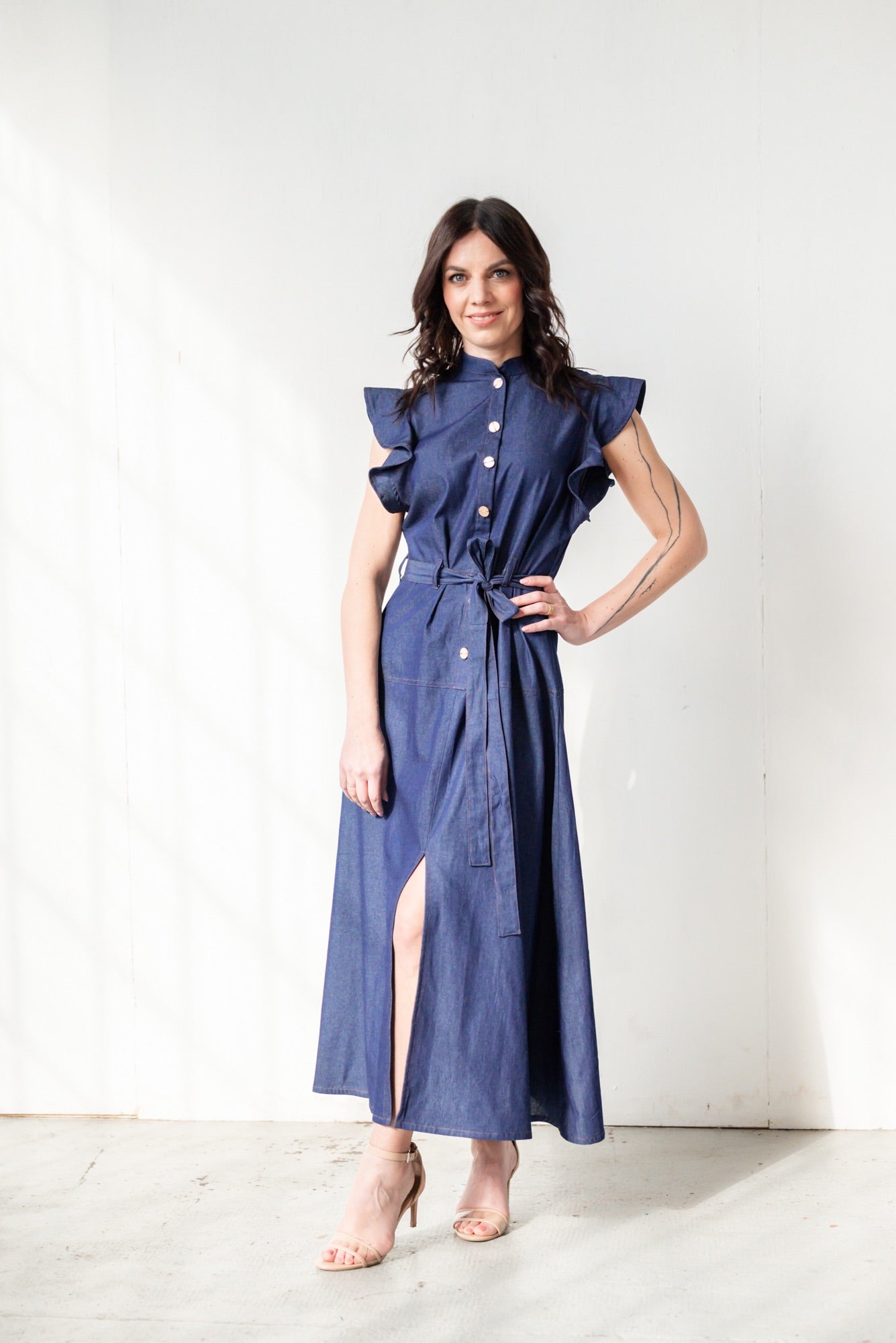 Džínové šaty Rebecca