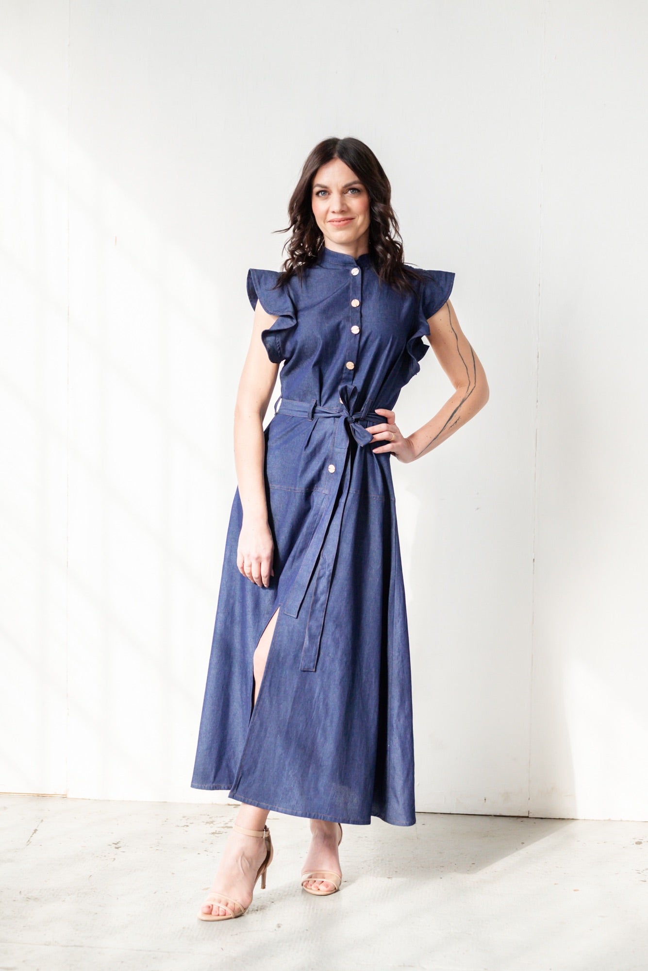 Džínové šaty Rebecca