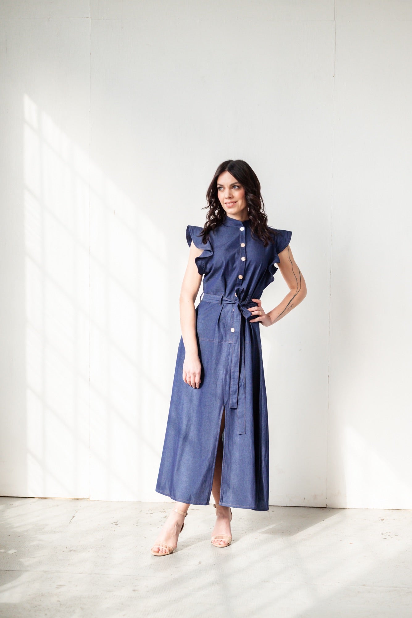 Džínové šaty Rebecca