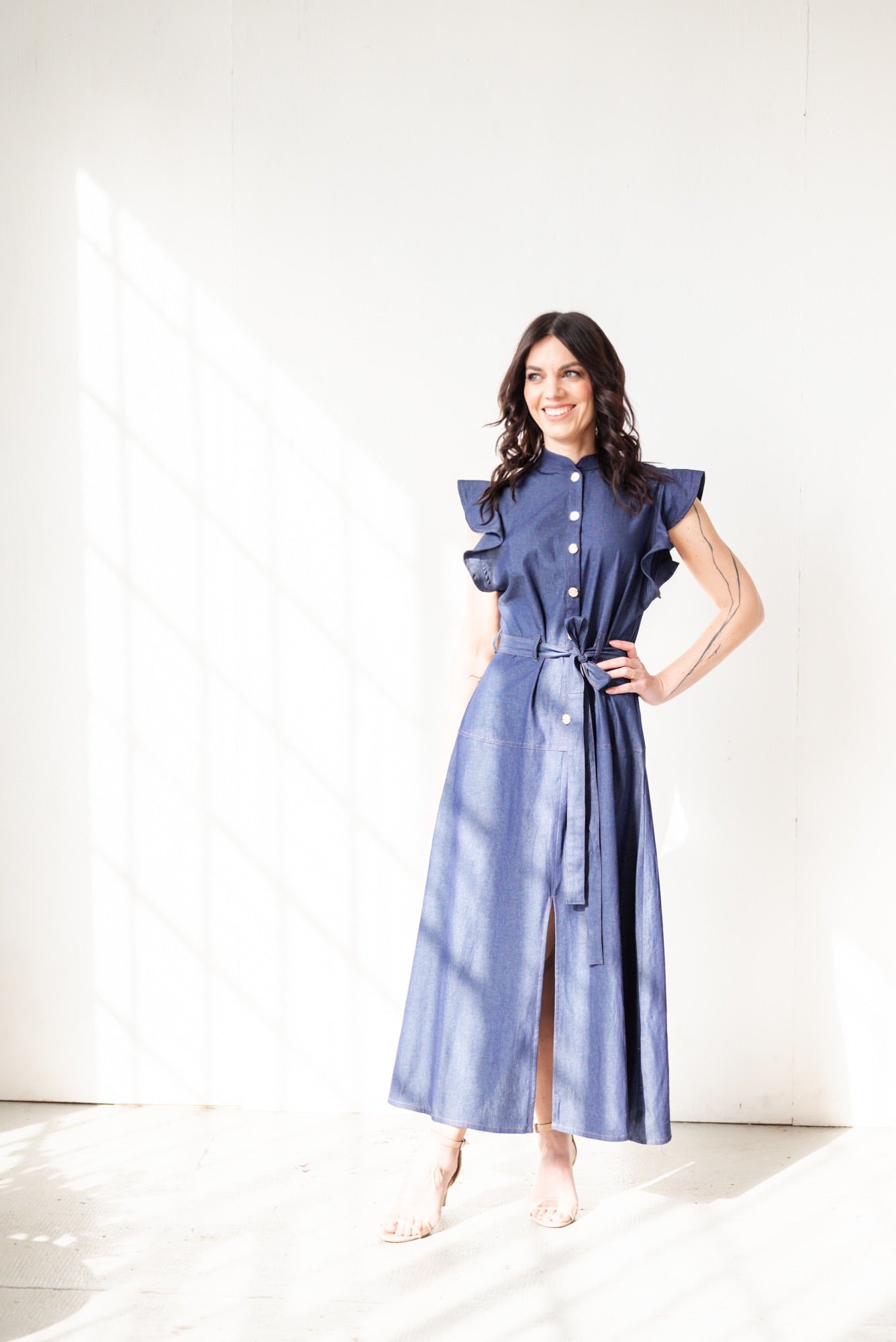 Džínové šaty Rebecca