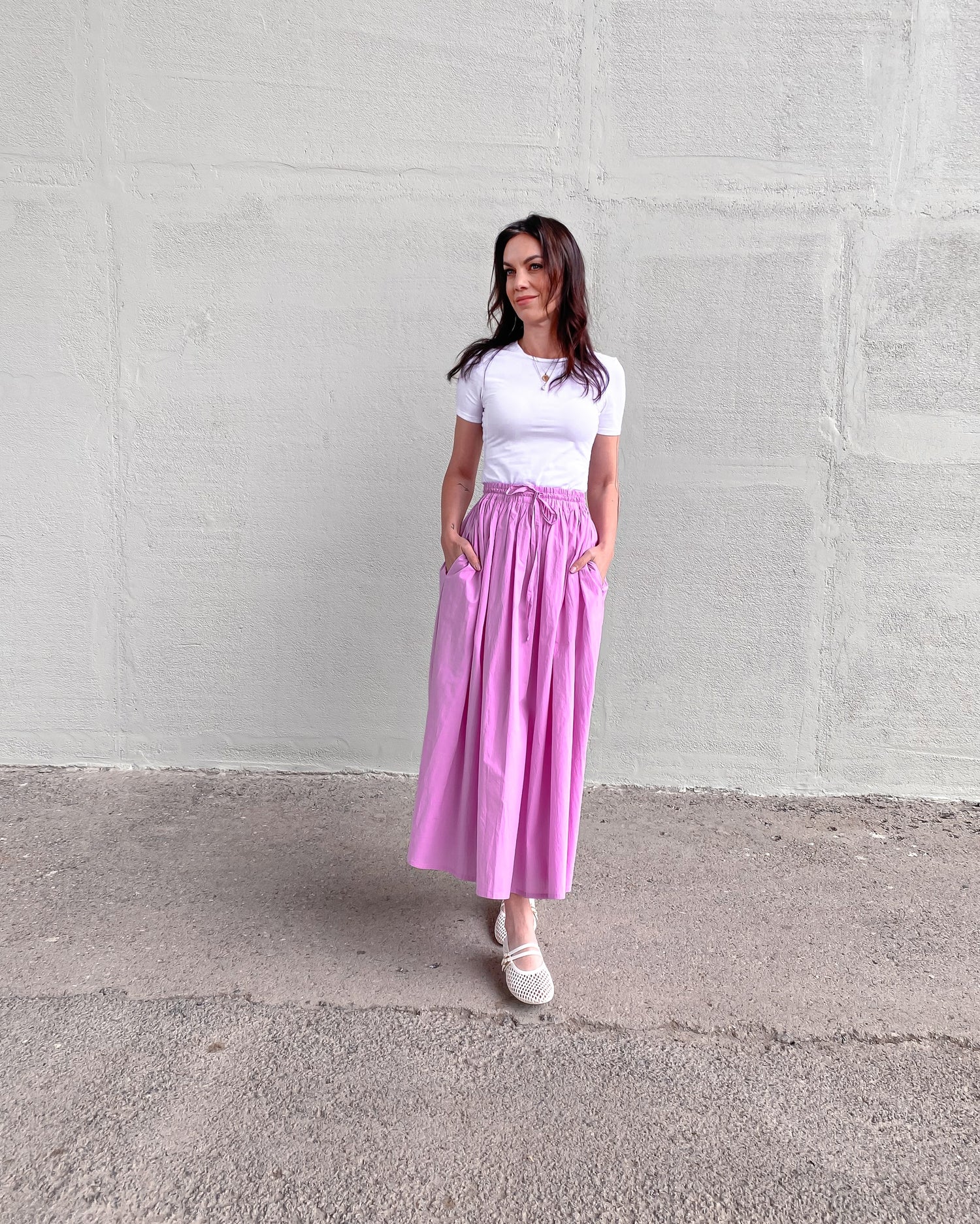 Dlouhá bavlněná sukně Nola