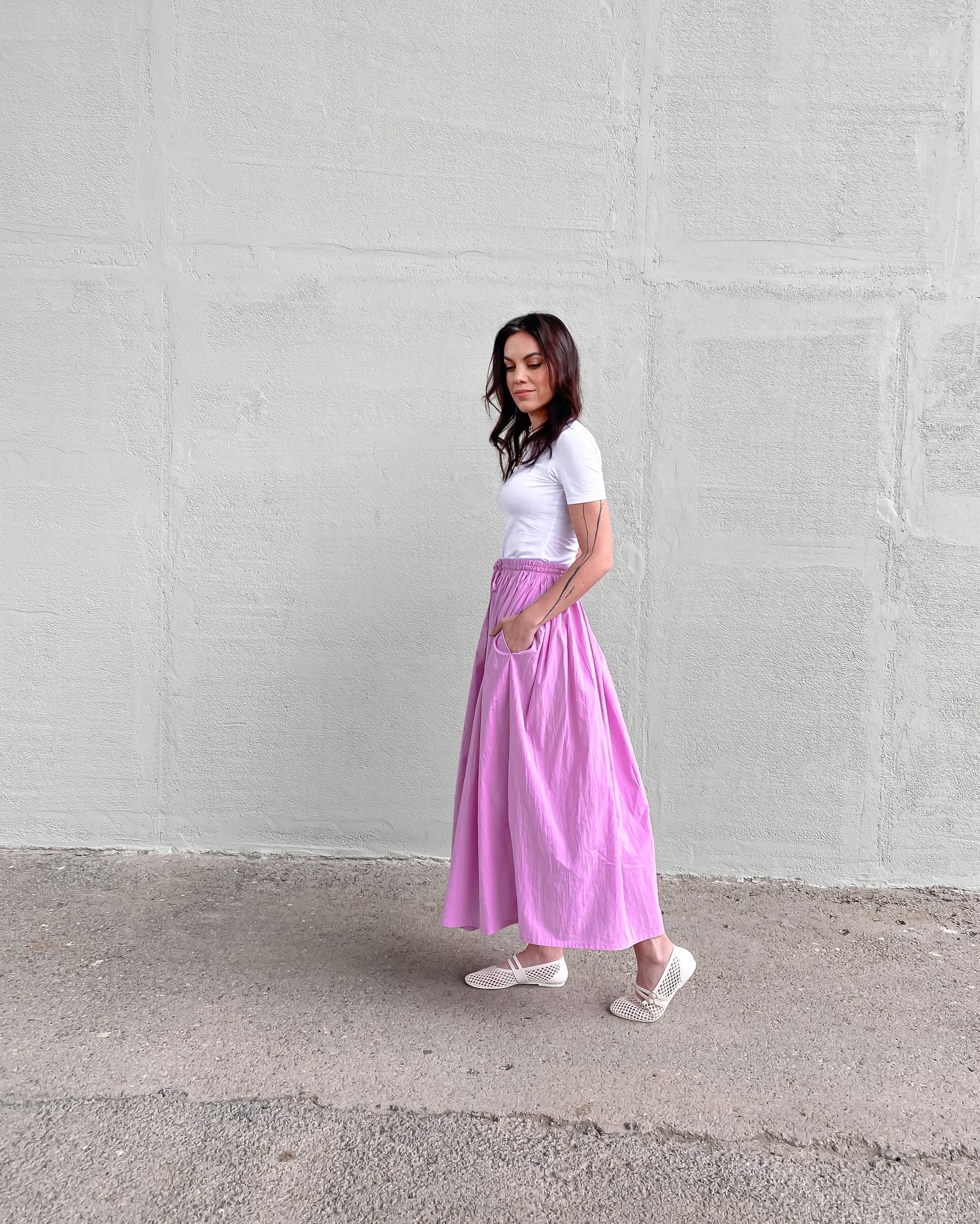 Dlouhá bavlněná sukně Nola