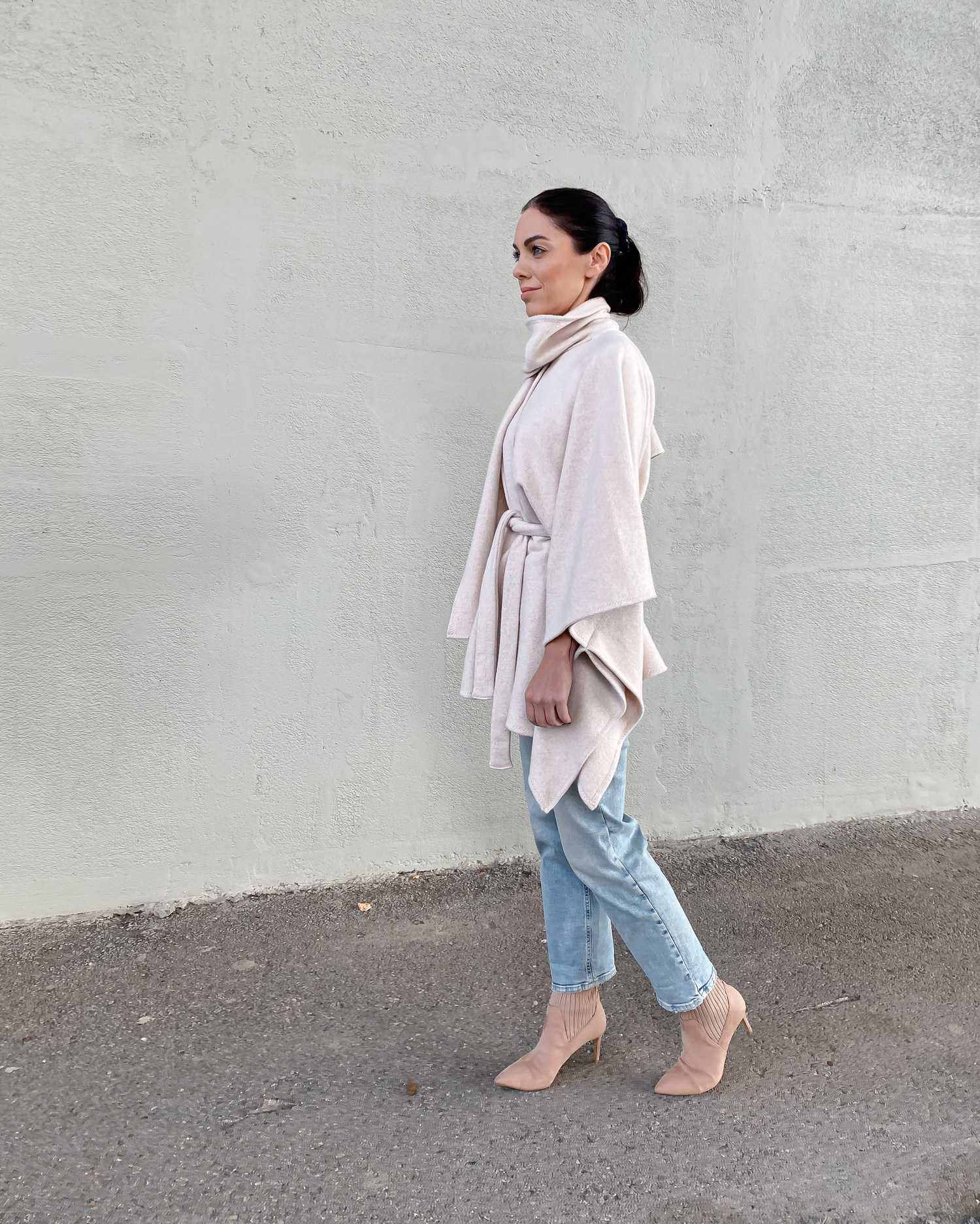 Pelerína s přinechanou šálou Arlette