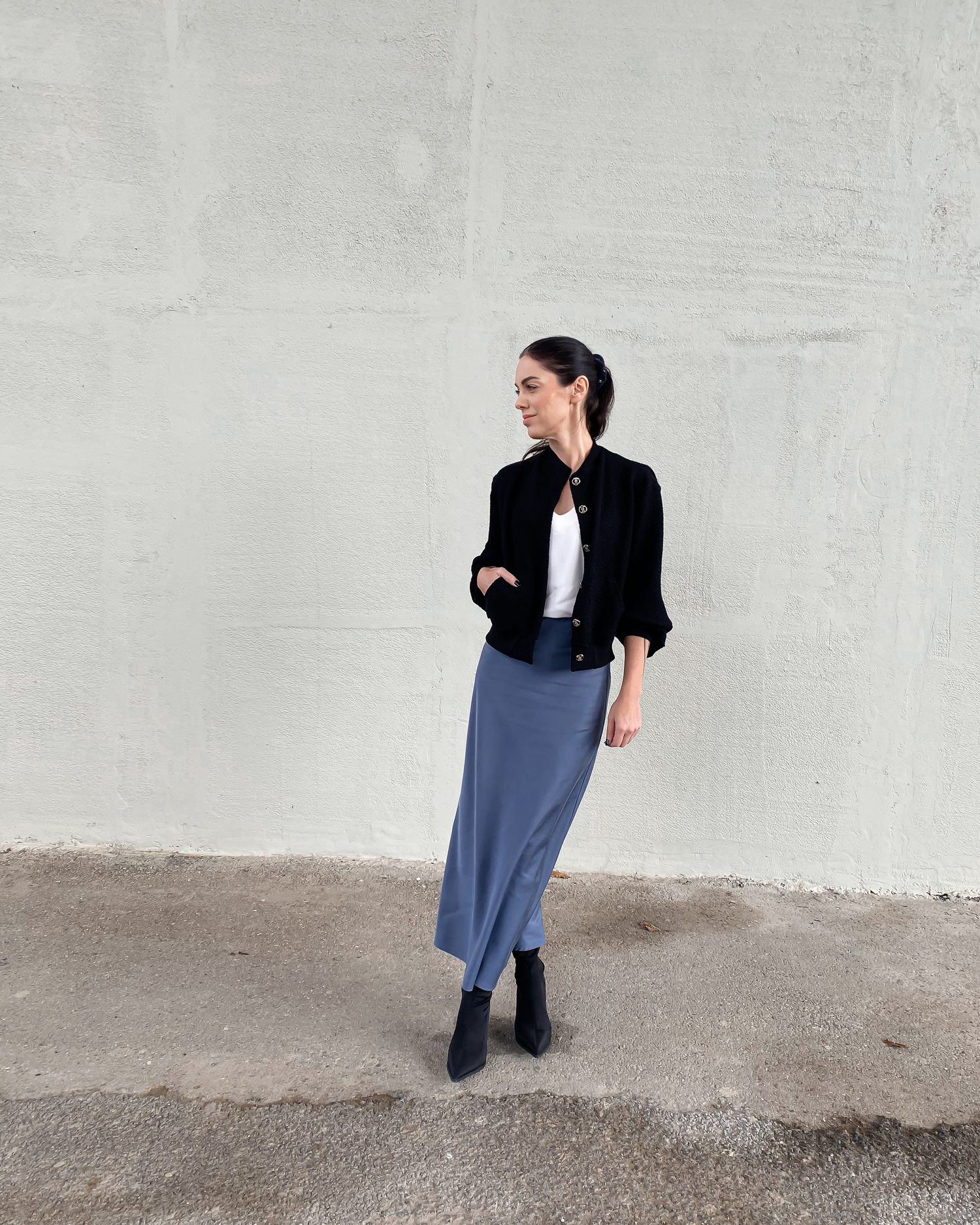 Žakárová bomber bundička