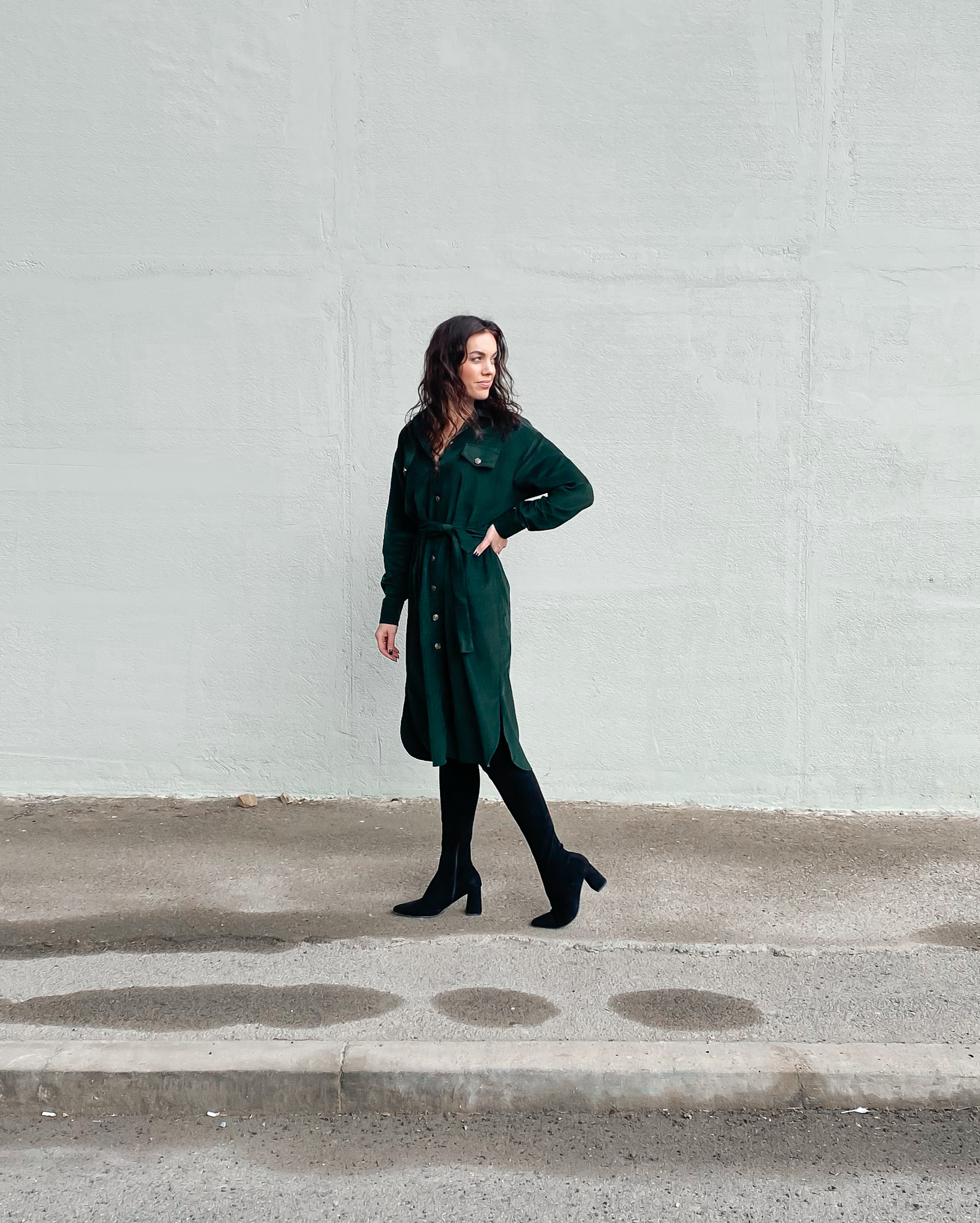 Manšestrové šaty Cora