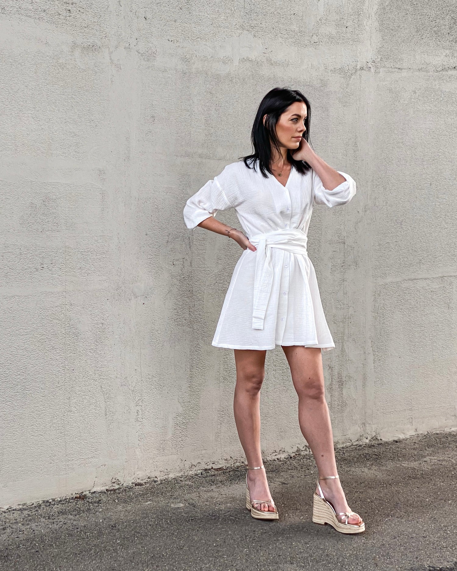 Mušelínové šaty Lisa mini