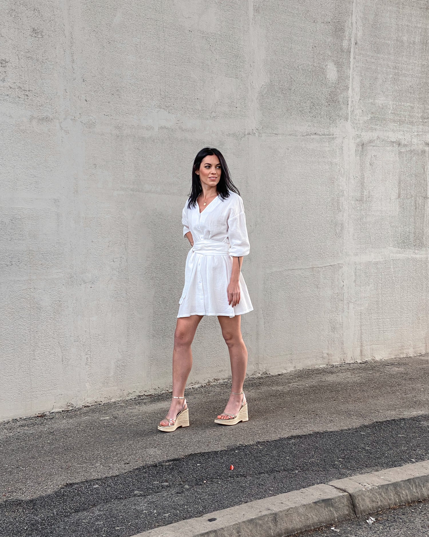 Mušelínové šaty Lisa mini