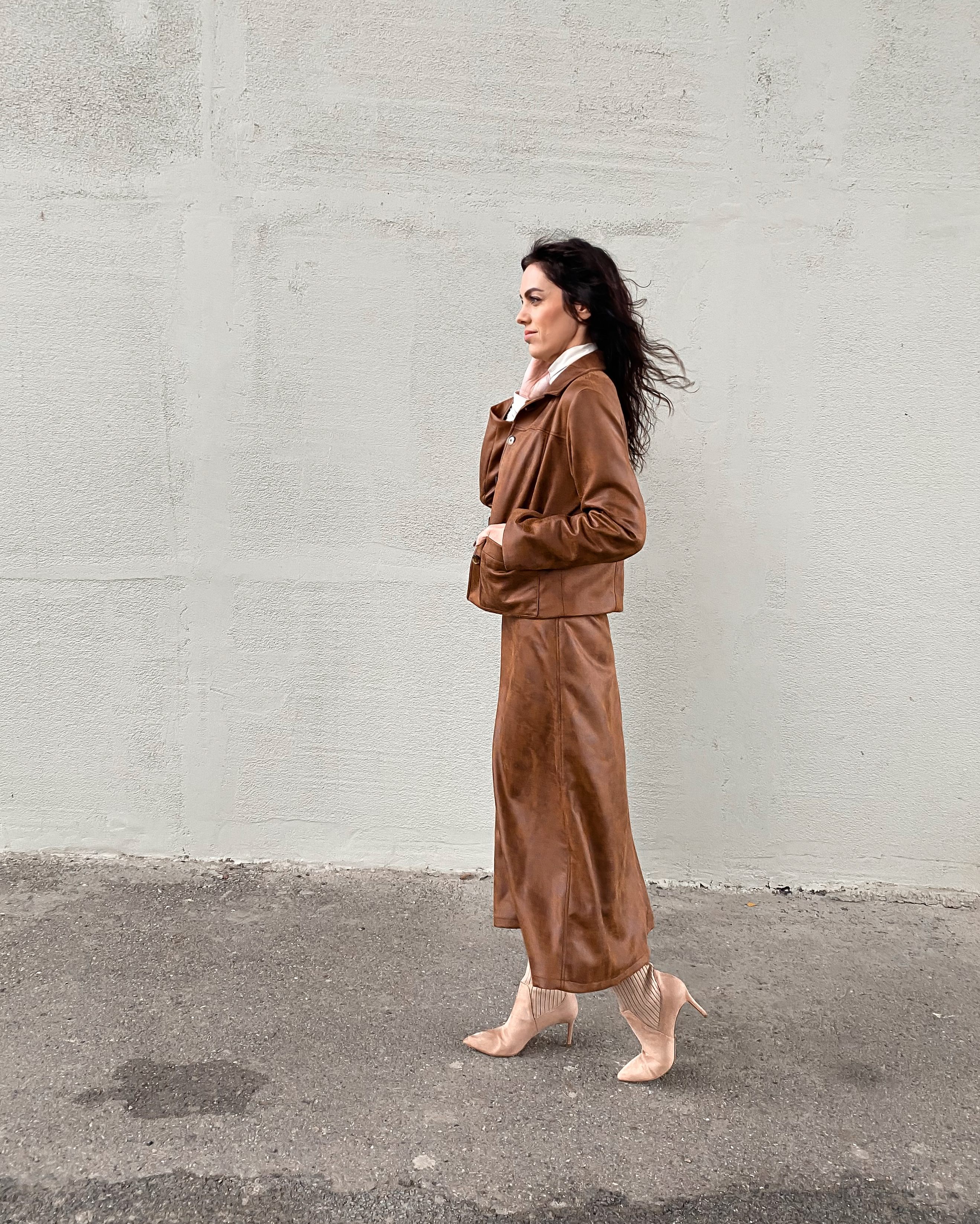 Semišová sukně Liv