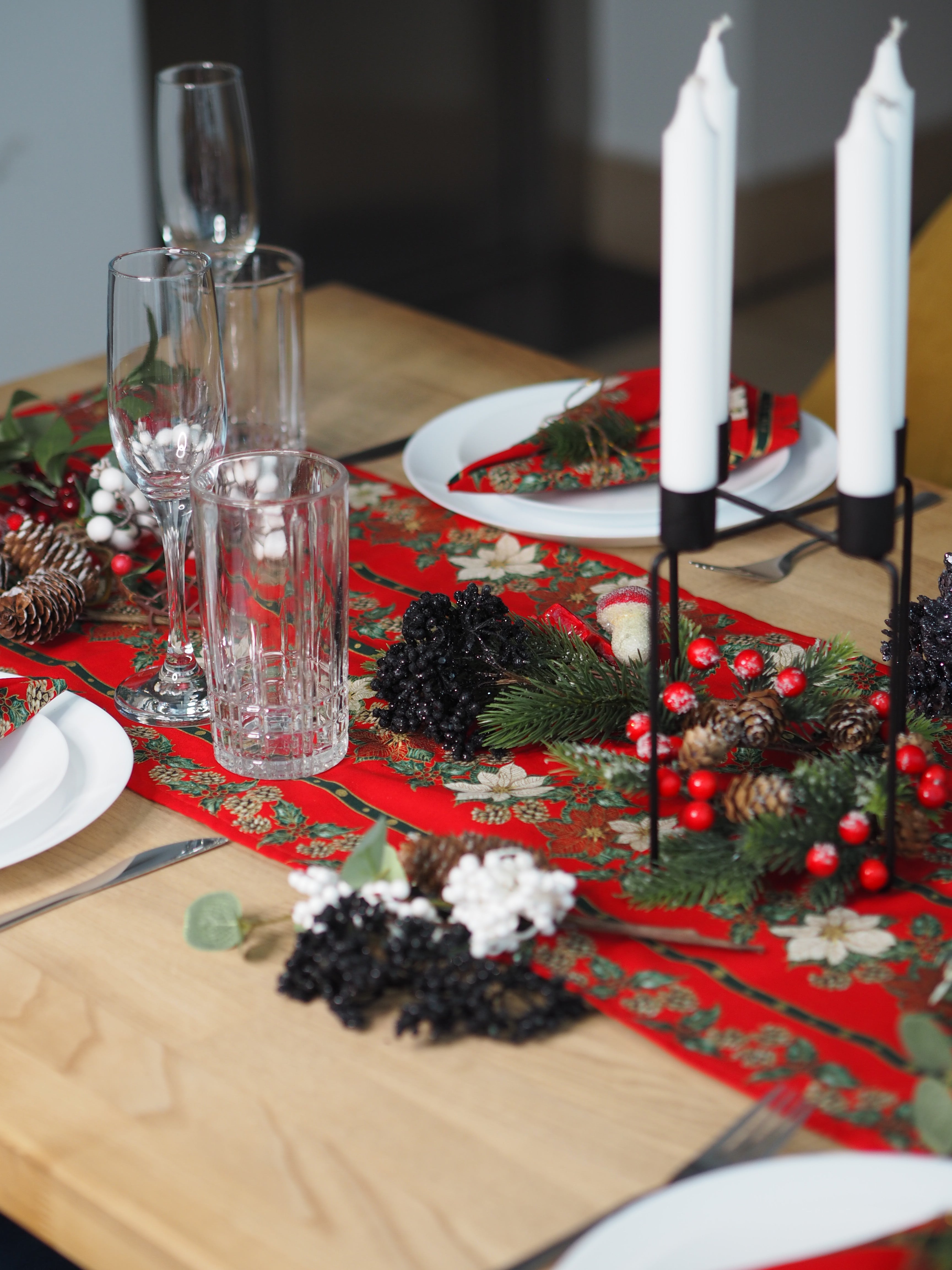 Vánoční běhoun & prostírání