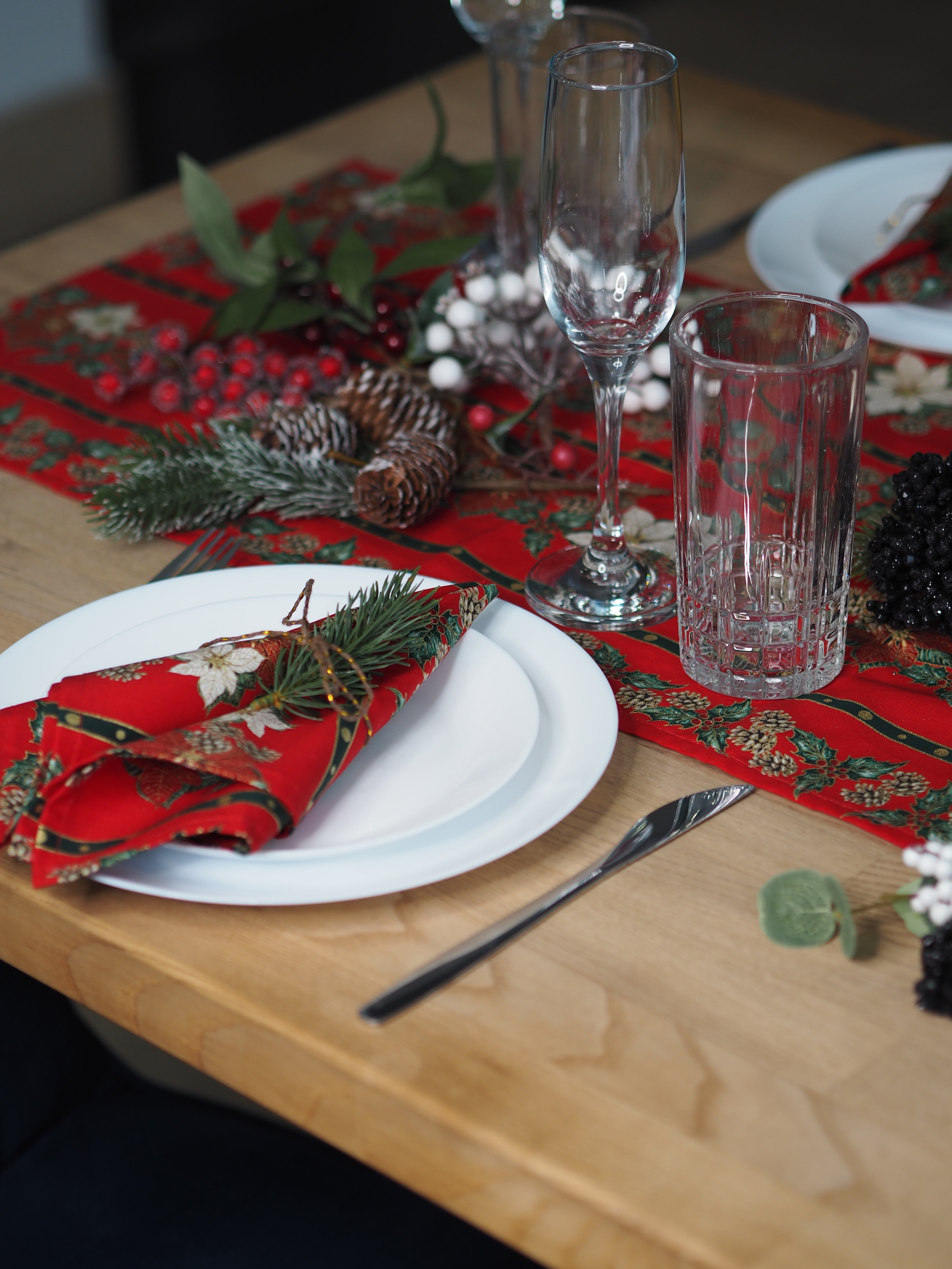 Vánoční běhoun & prostírání