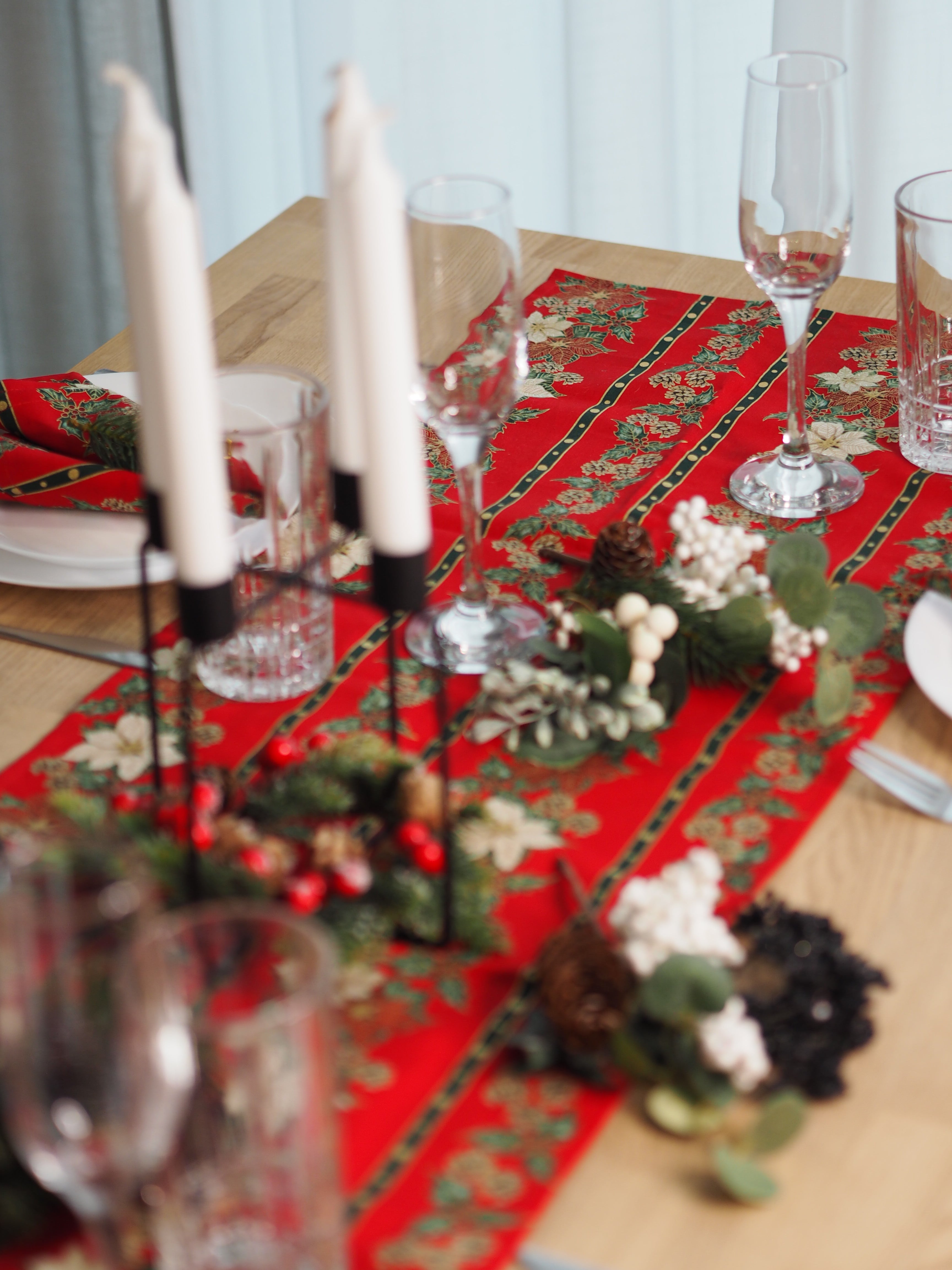 Vánoční běhoun & prostírání