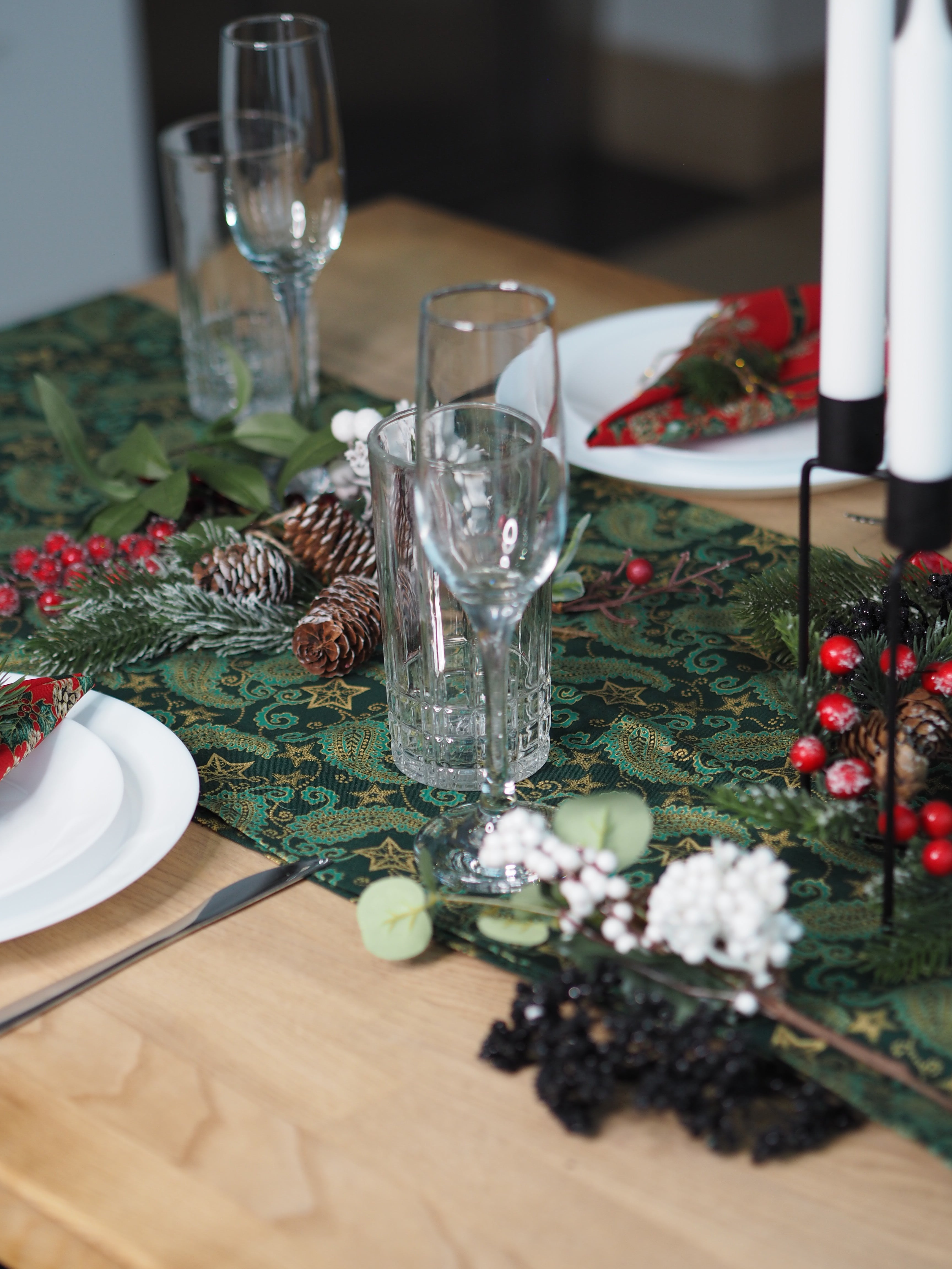 Vánoční běhoun & prostírání