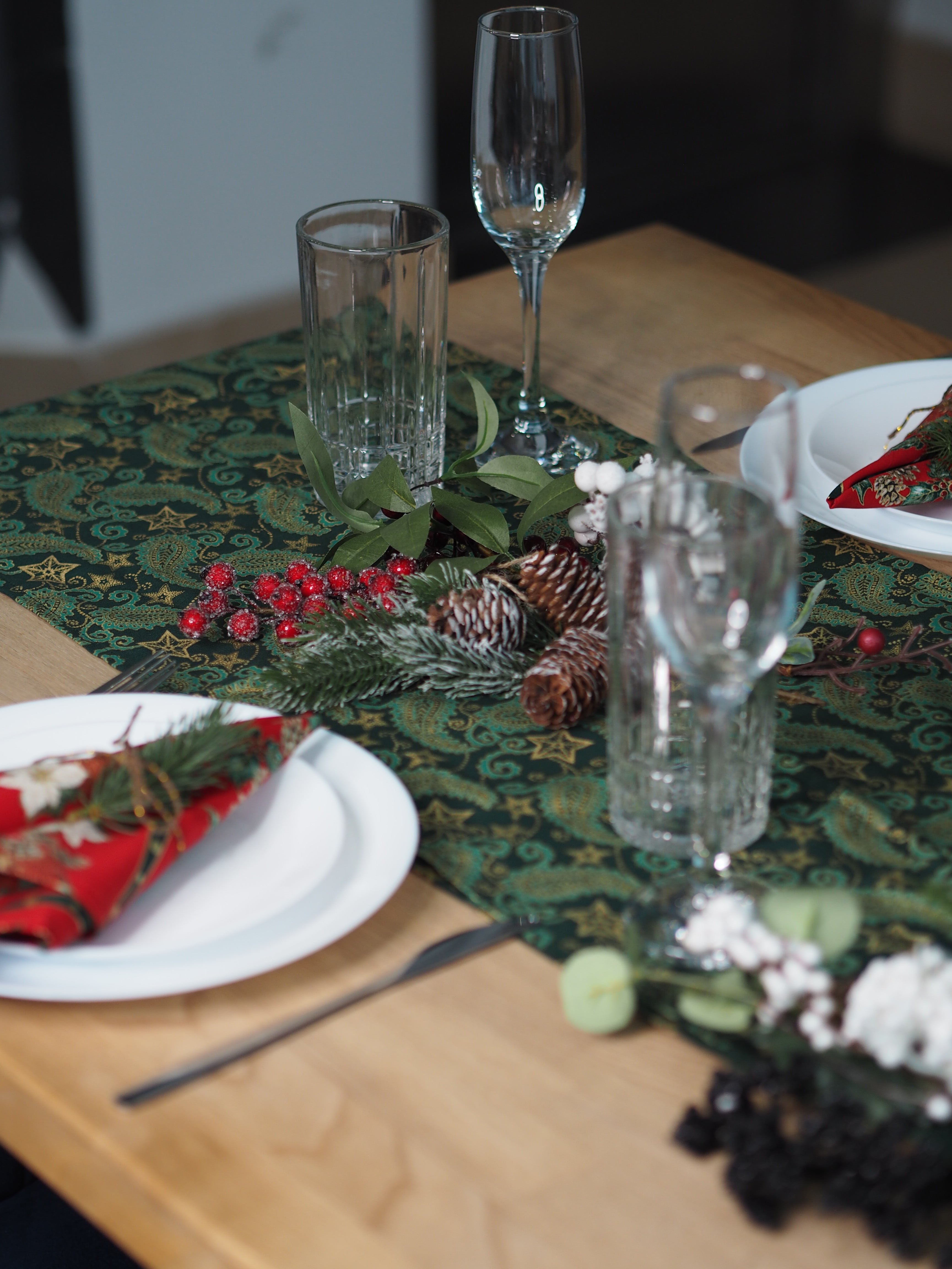 Vánoční běhoun & prostírání