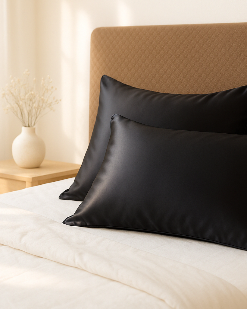 Saténový povlak na polštář pro krásnější pleť i vlasy