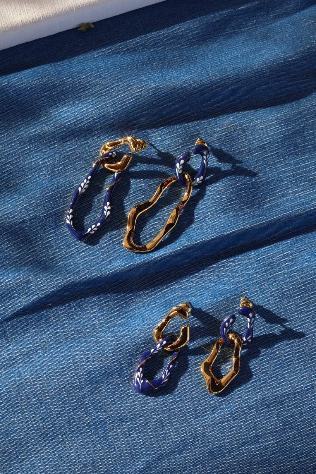 Náušnice Varia Mini 2-v-1 Earrings modré