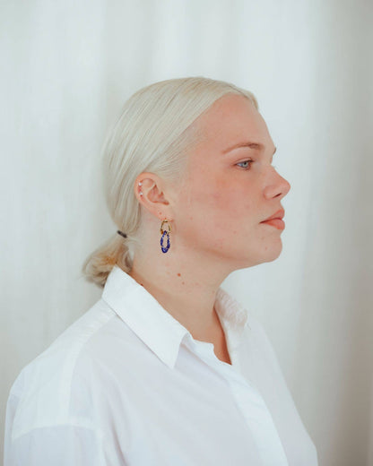 Náušnice Varia Mini 2-v-1 Earrings modré