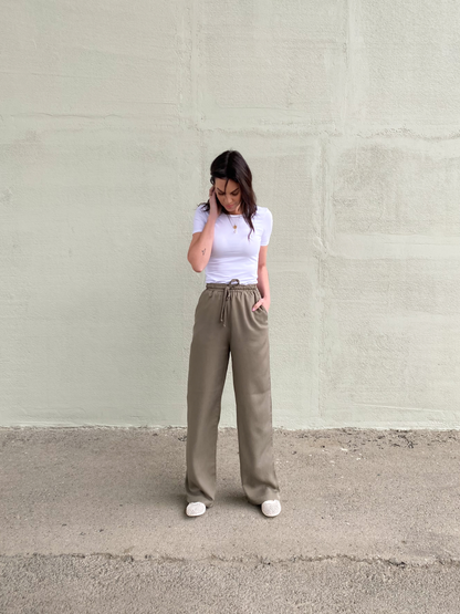 Dlouhé tencelové kalhoty Nera