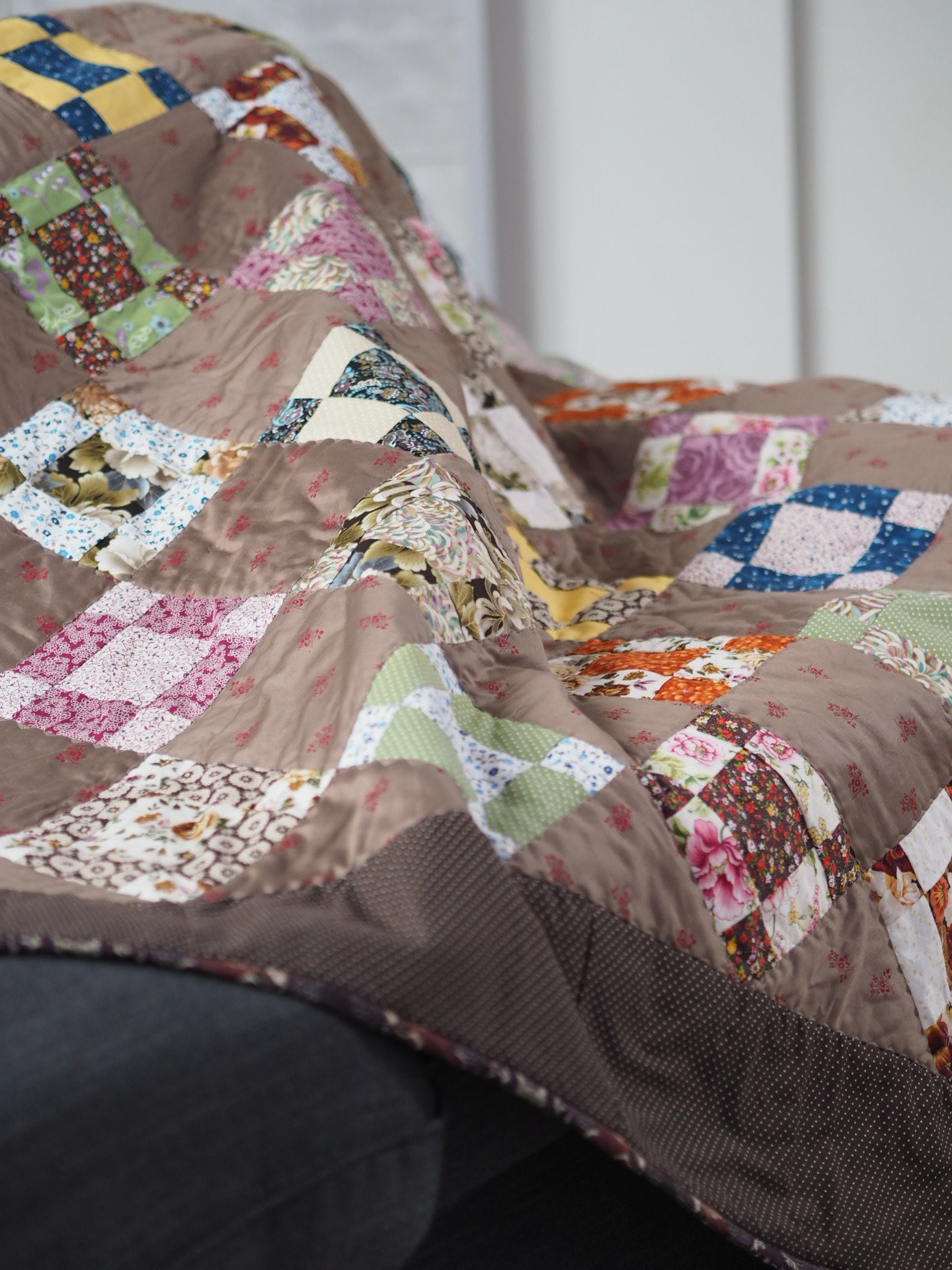 Patchworkový přehoz