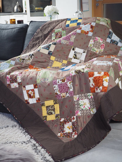 Patchworkový přehoz