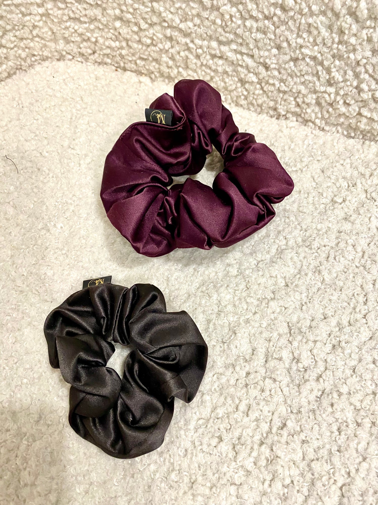 Látková scrunchie gumička