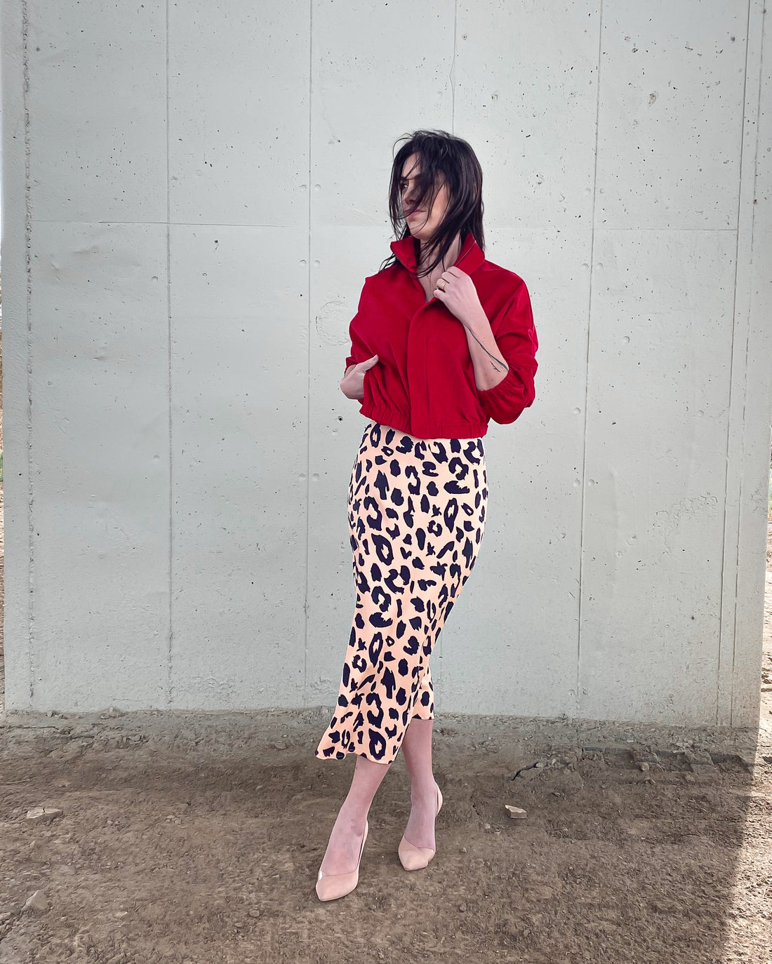 Sametová bomber bundička