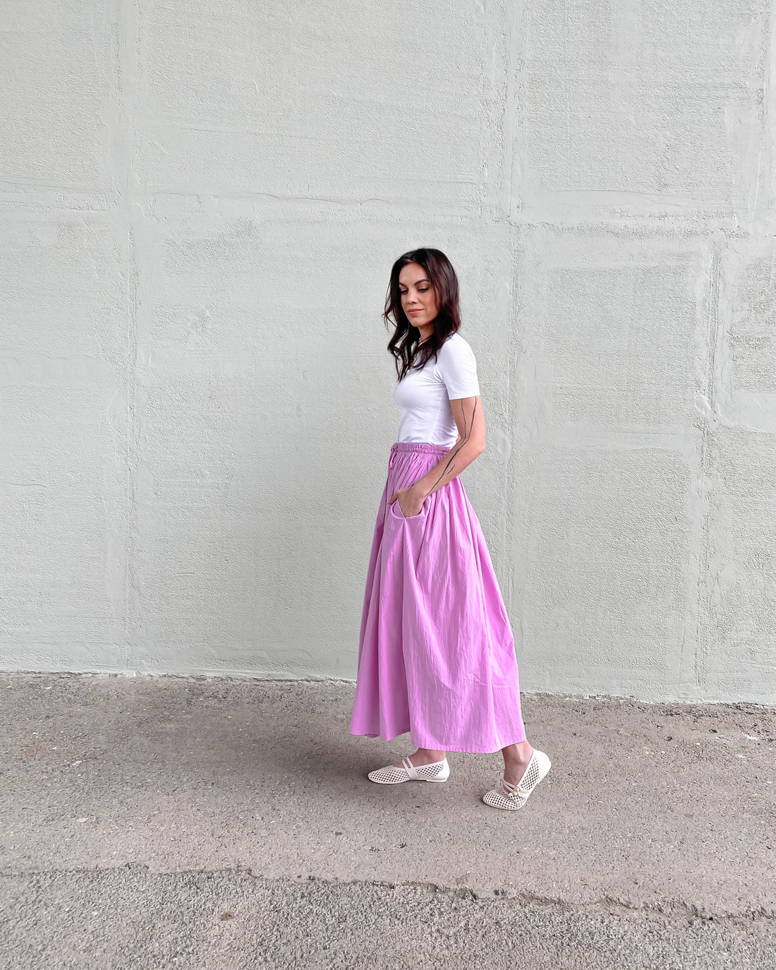 Dlouhá bavlněná sukně Nola