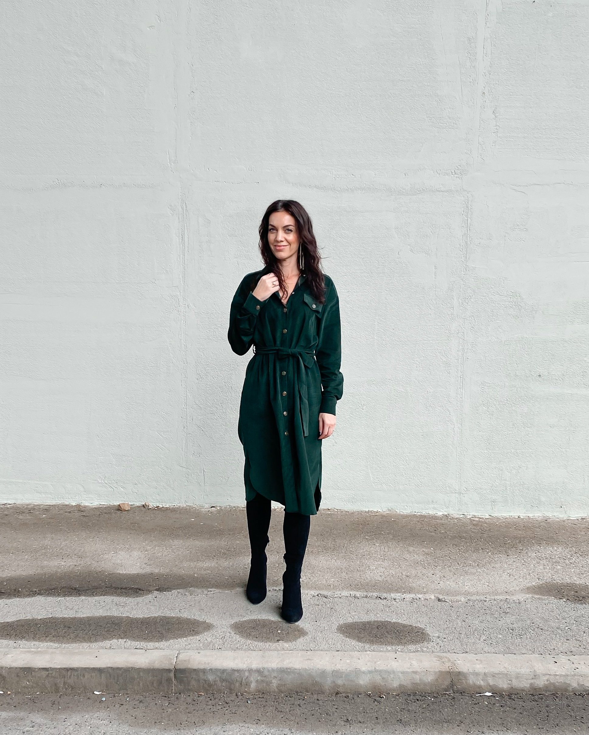 Manšestrové šaty Cora