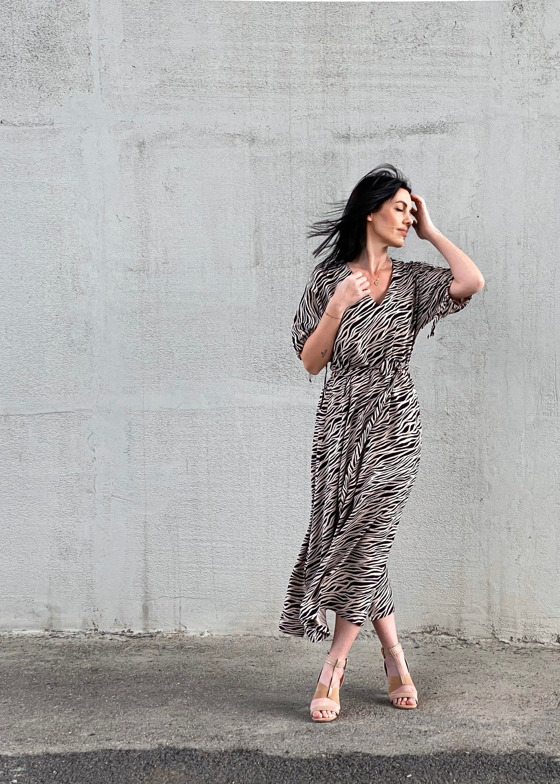 Šaty Julia se zebřím vzorem