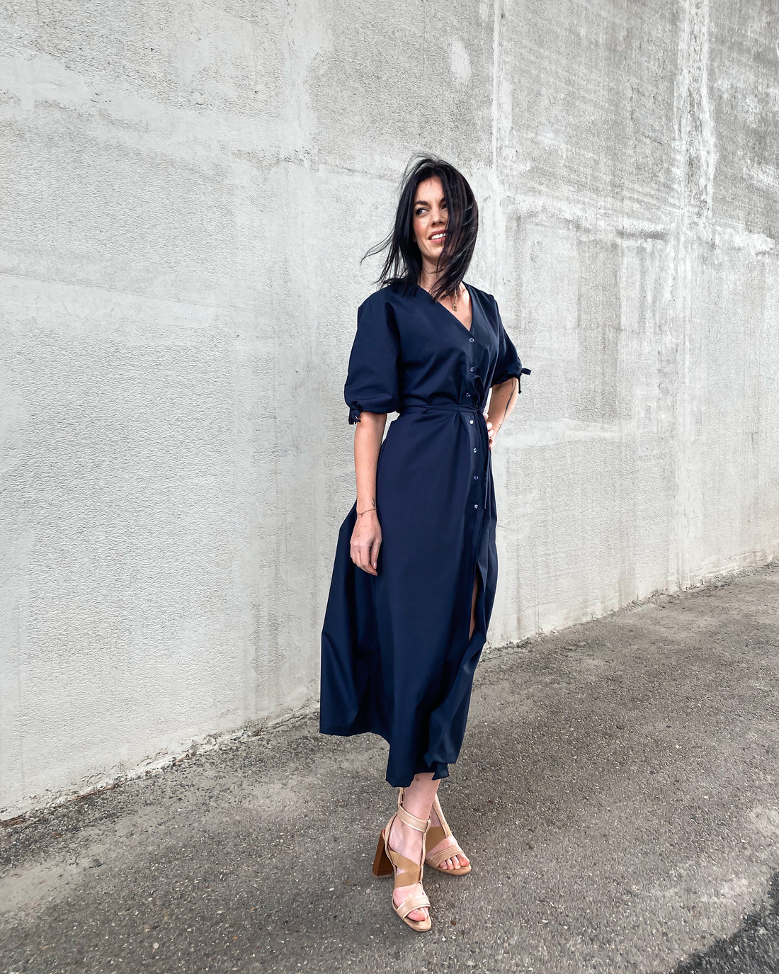 Popelínové šaty Julia