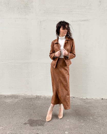 Semišová sukně Liv