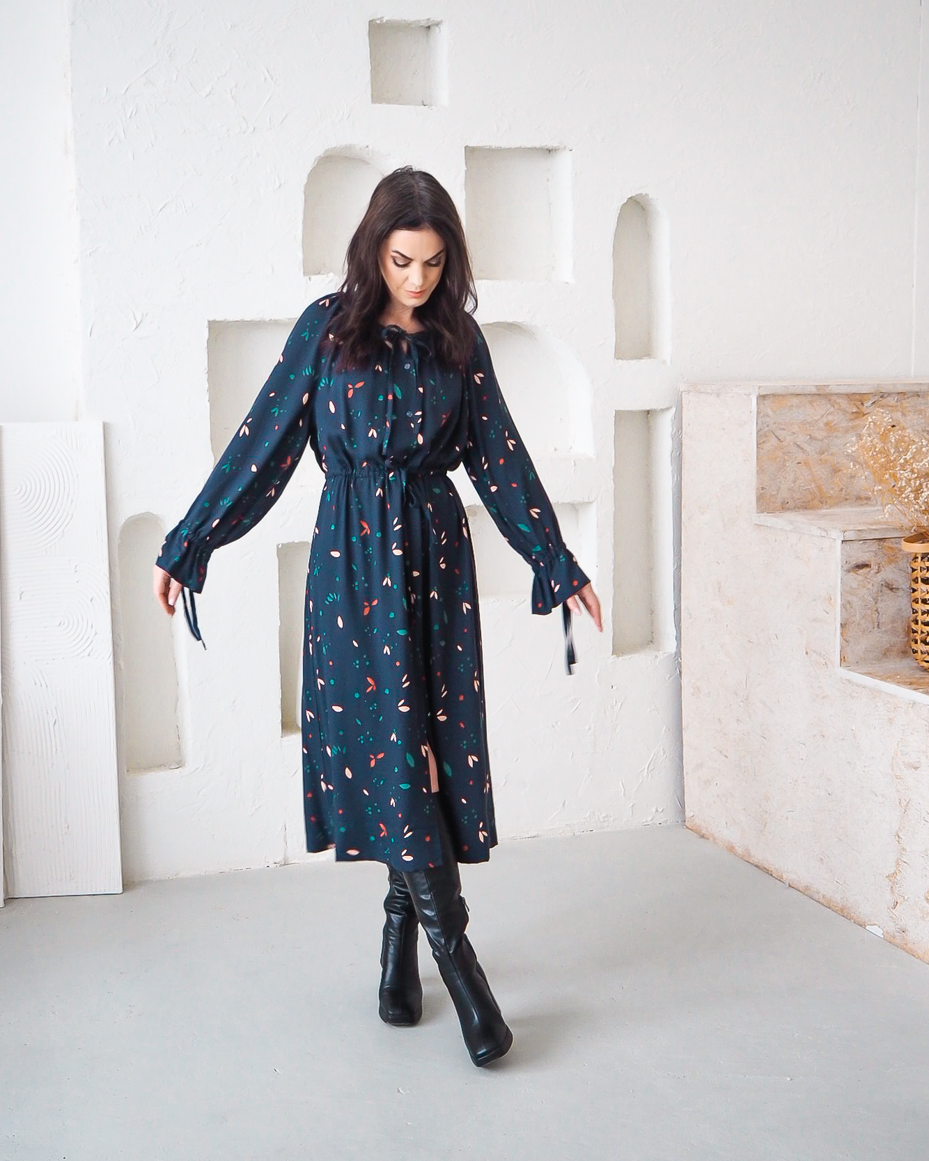 Šaty s vázačkami Veronica