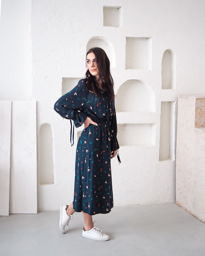 Šaty s vázačkami Veronica