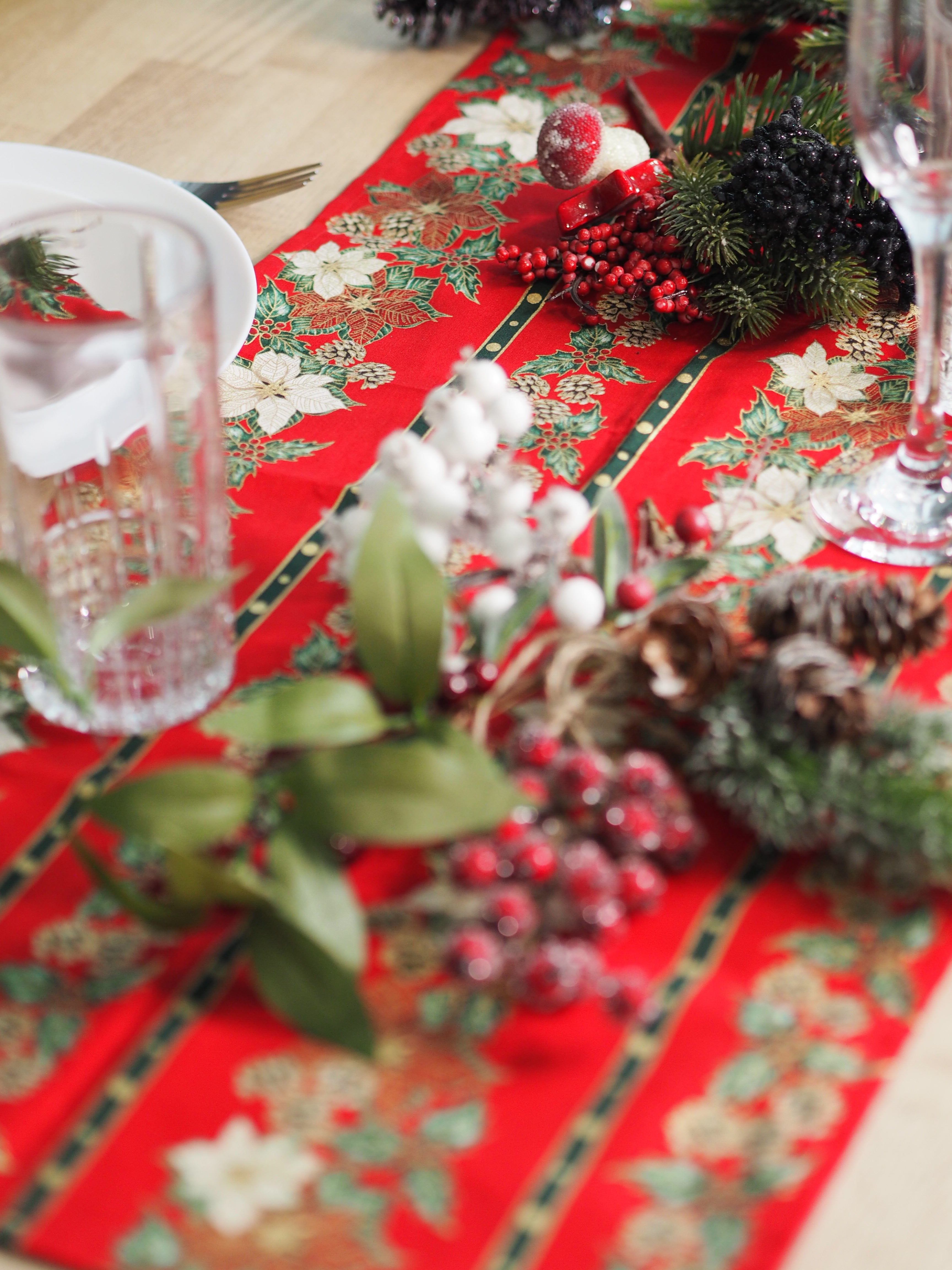 Vánoční běhoun &amp; prostírání