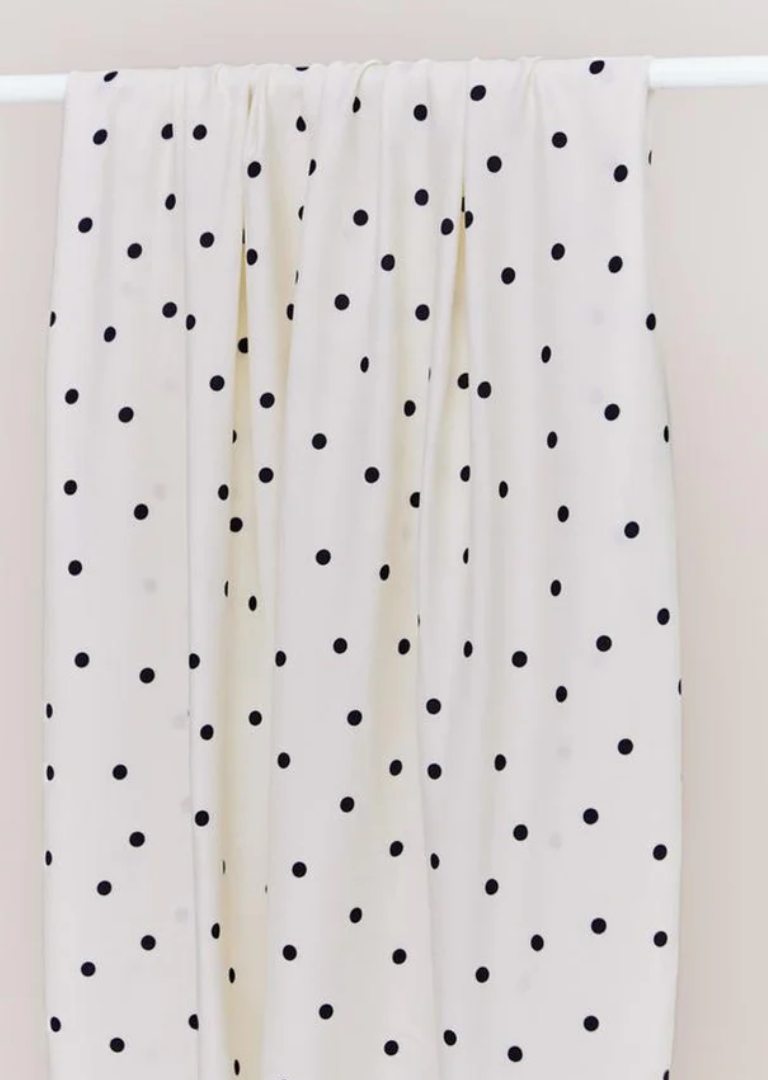 Puntíkaté šaty Silvia bílá