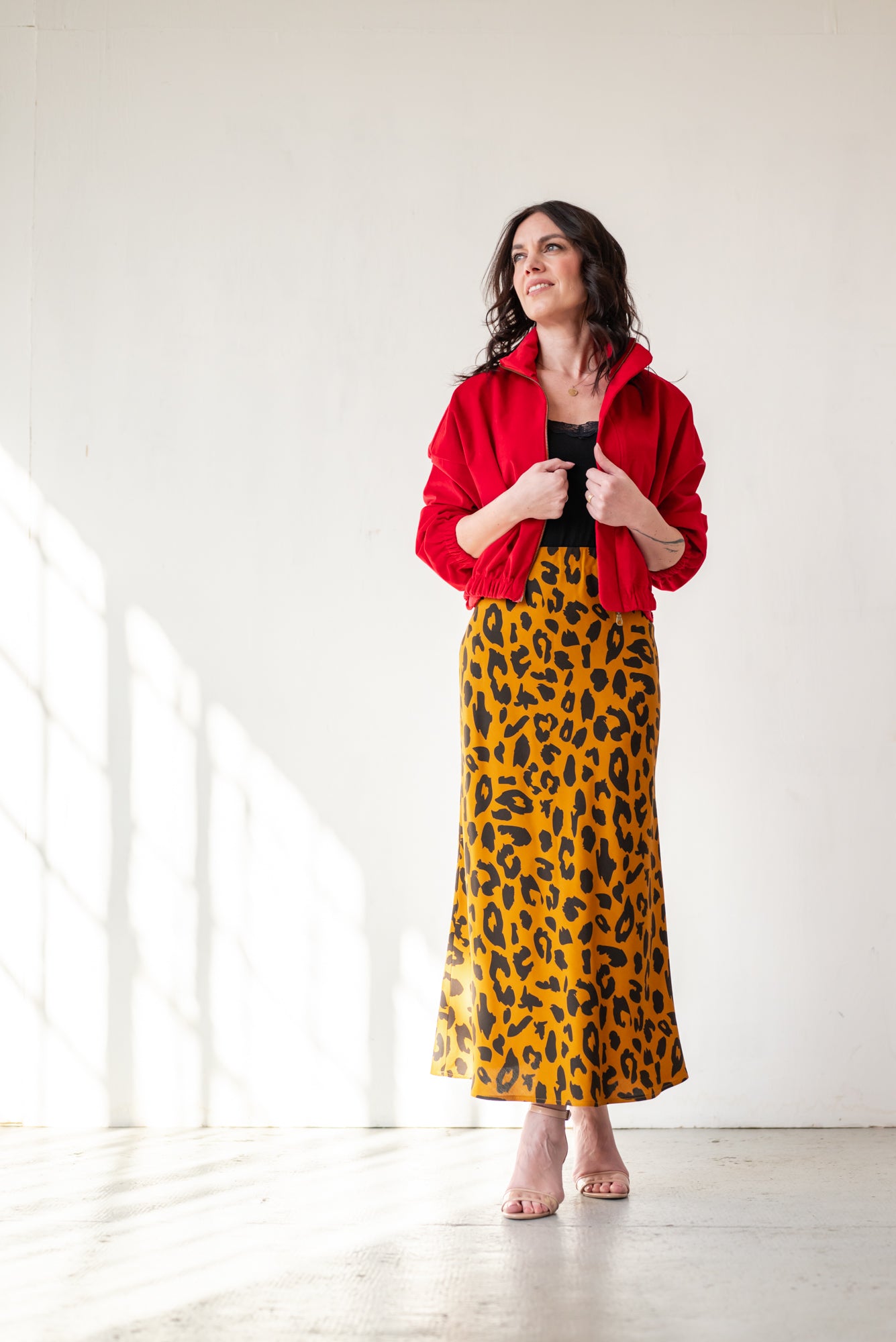 Viskózová sukně Leo