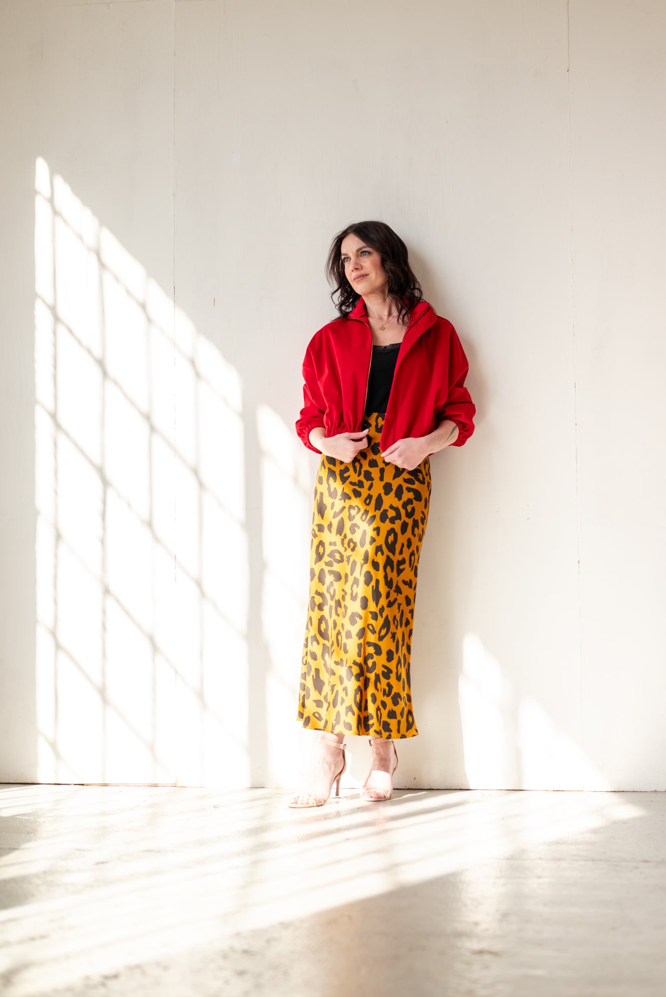 Viskózová sukně Leo